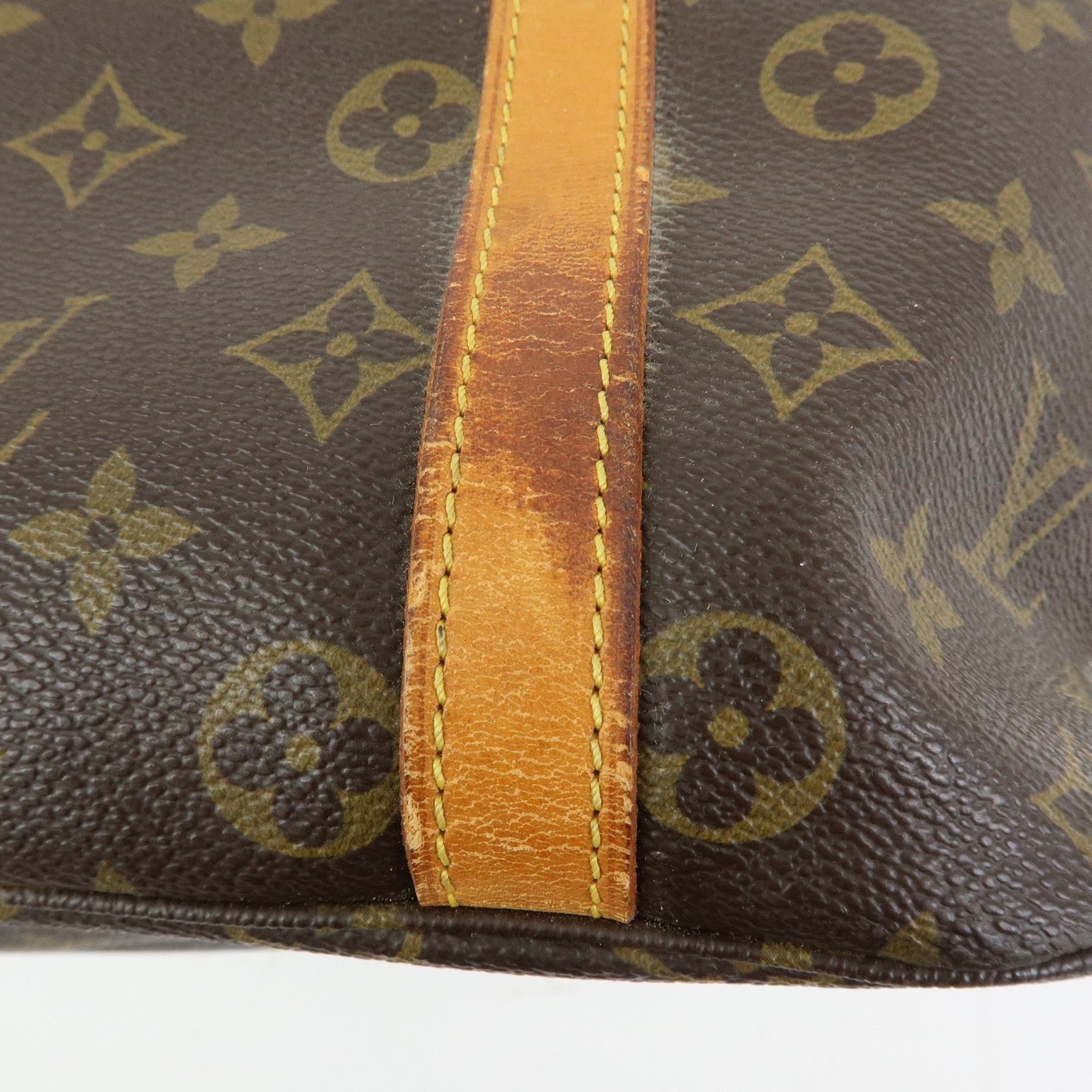 Louis Vuitton Monogram Sac Shopping GM Canvas Shoulder Bag Brown M51110