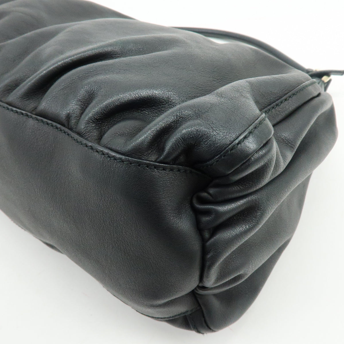 GUCCI Abbey Leather Shoulder Bag Hand Bag Black 189833