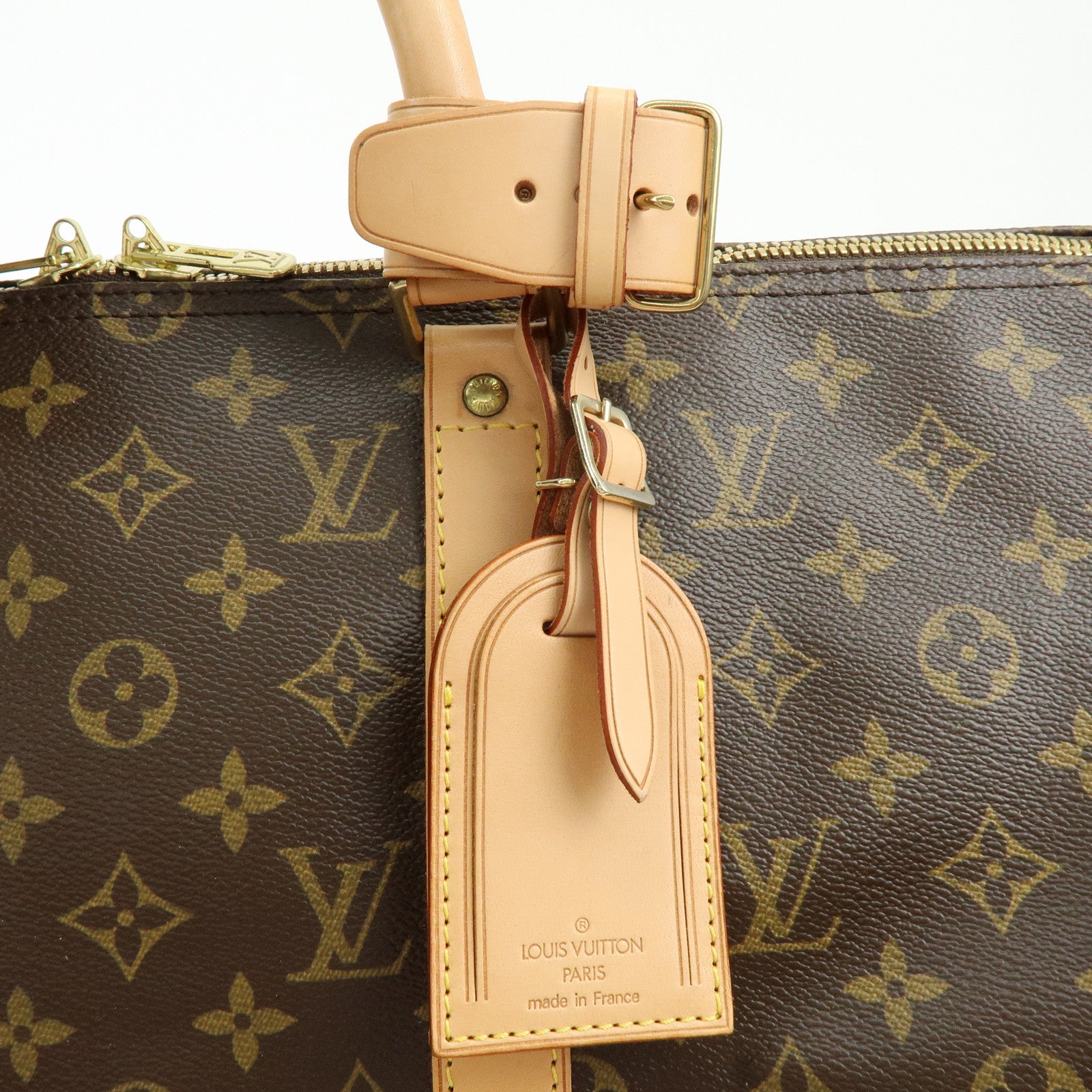 Louis Vuitton Monogram Keep All 50 Boston Bag Brown M41426