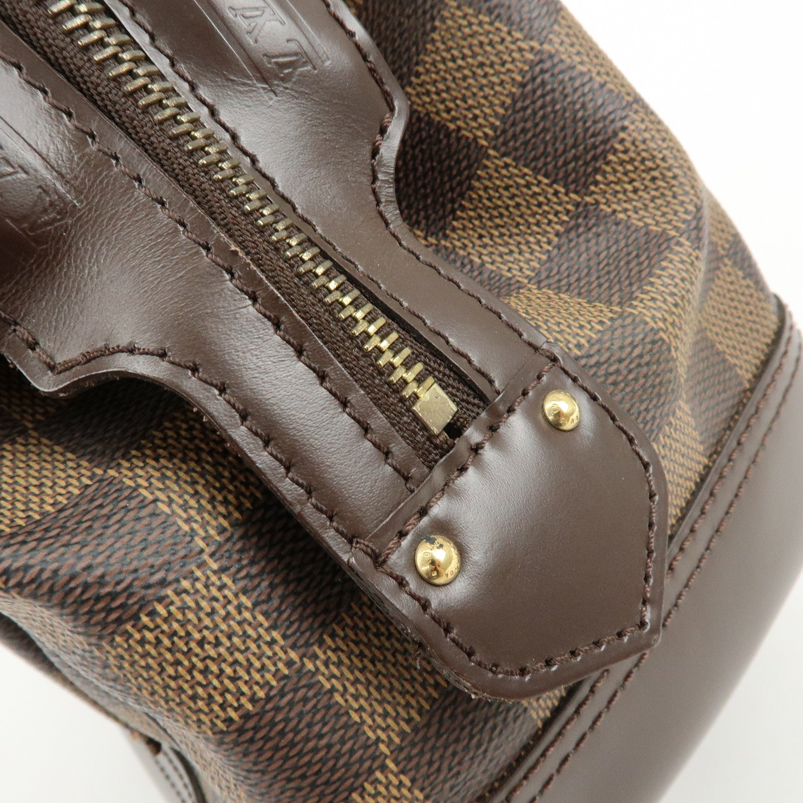 Louis Vuitton Damier Ebene Knightsbridge Boston Bag Hand Bag N51201