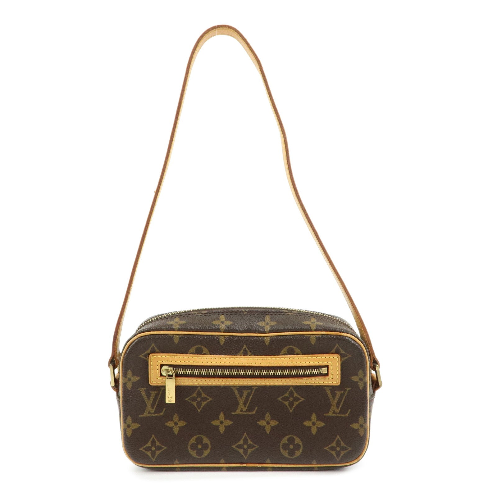 Louis Vuitton Monogram Pochette Cite Shoulder Bag Brown M51183