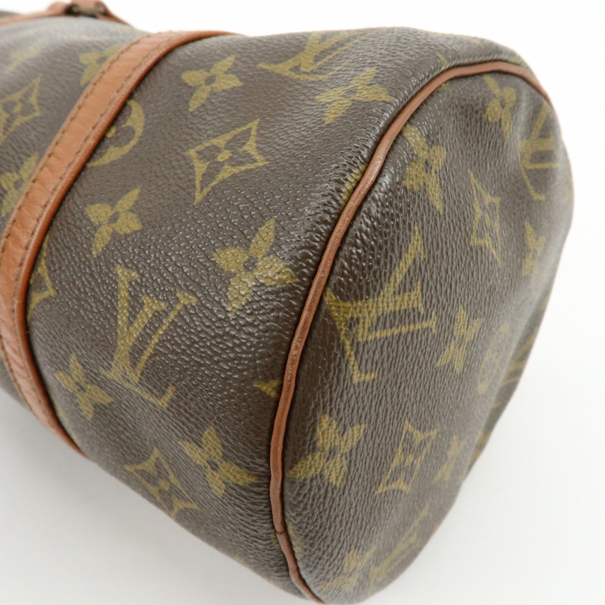 Louis Vuitton Monogram Papillon 30 Hand Bag Brown M51365
