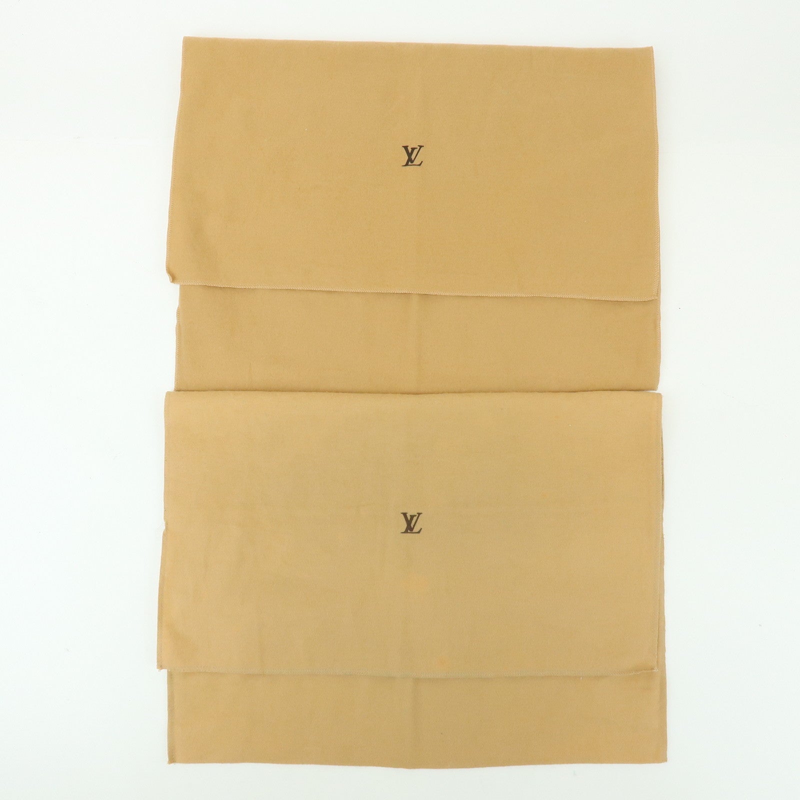 Loiuis Vuitton Set Of 15 Dust Bag Flap Style Beige Brown