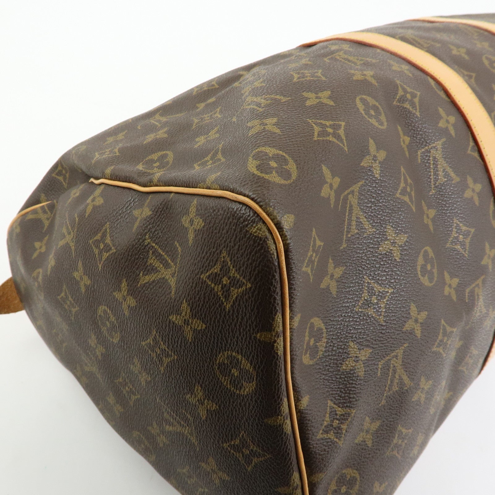 Louis Vuitton Monogram Keep All 50 Boston Bag Brown M41426