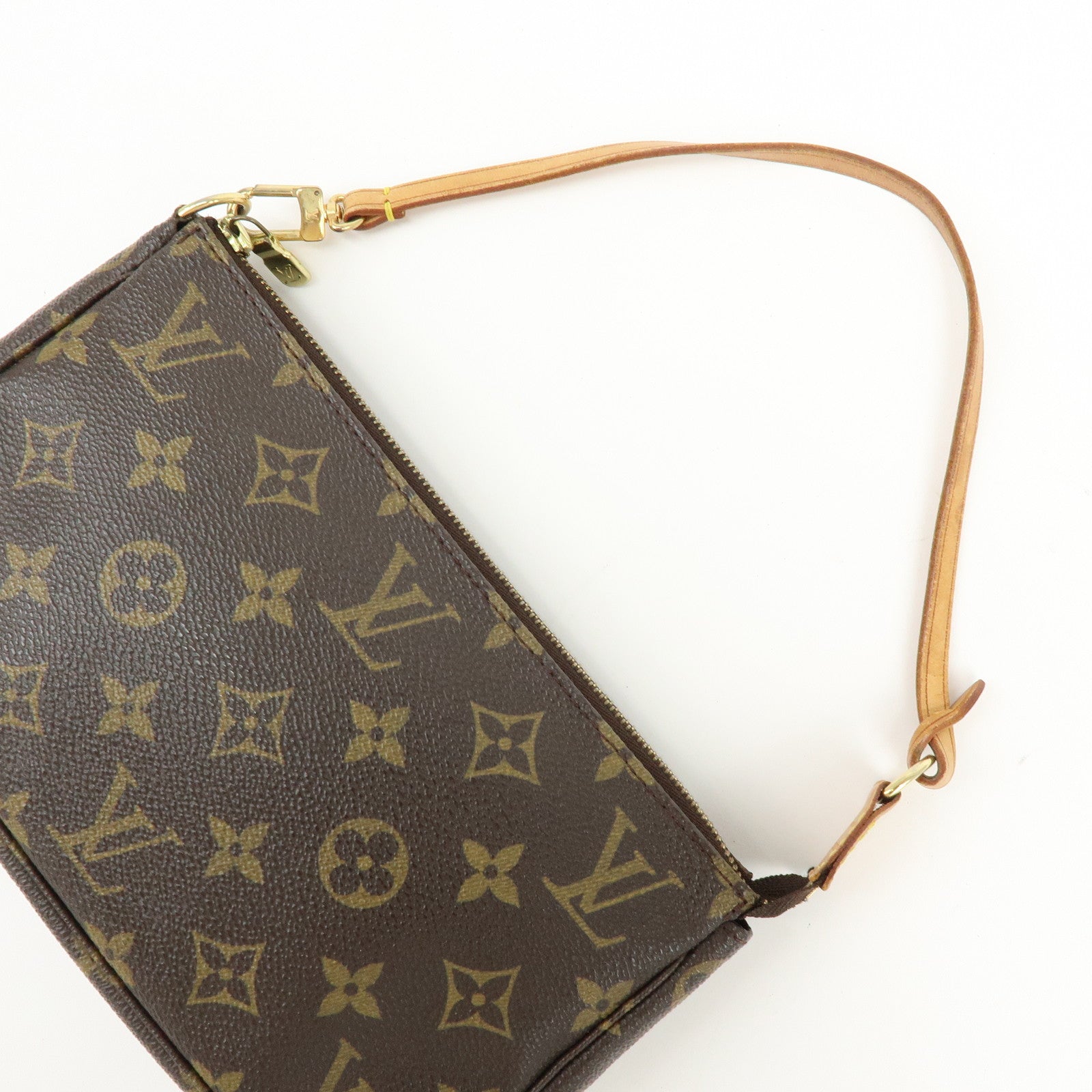 Louis Vuitton Monogram Pochette Accessoires Pouch Hand Bag M51980