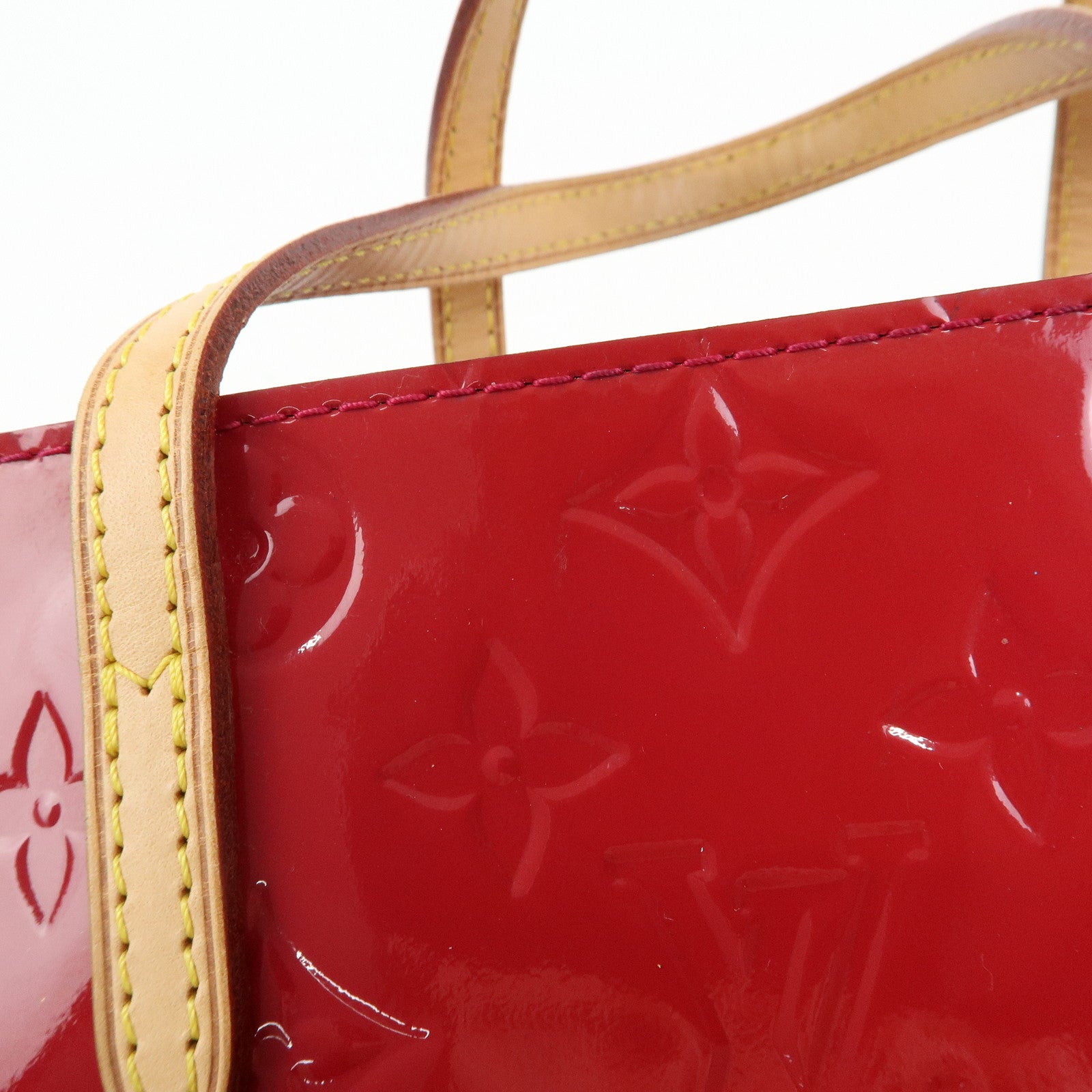 Louis Vuitton Monogram Vernis Catalina BB Hand Bag Rose Indien M90016