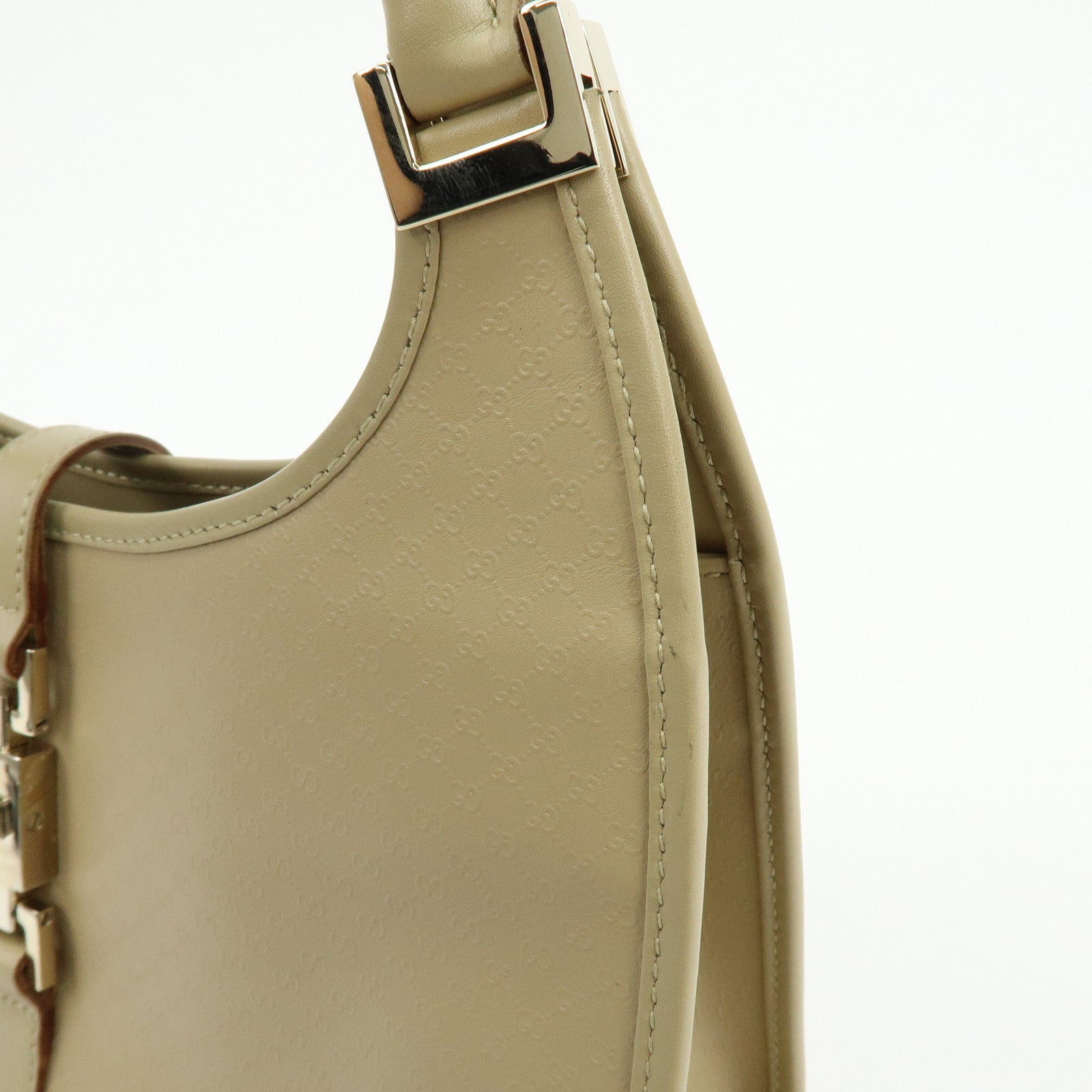 GUCCI Jackie Microguccissima Leather Shoulder Bag Hand Bag 002.1068