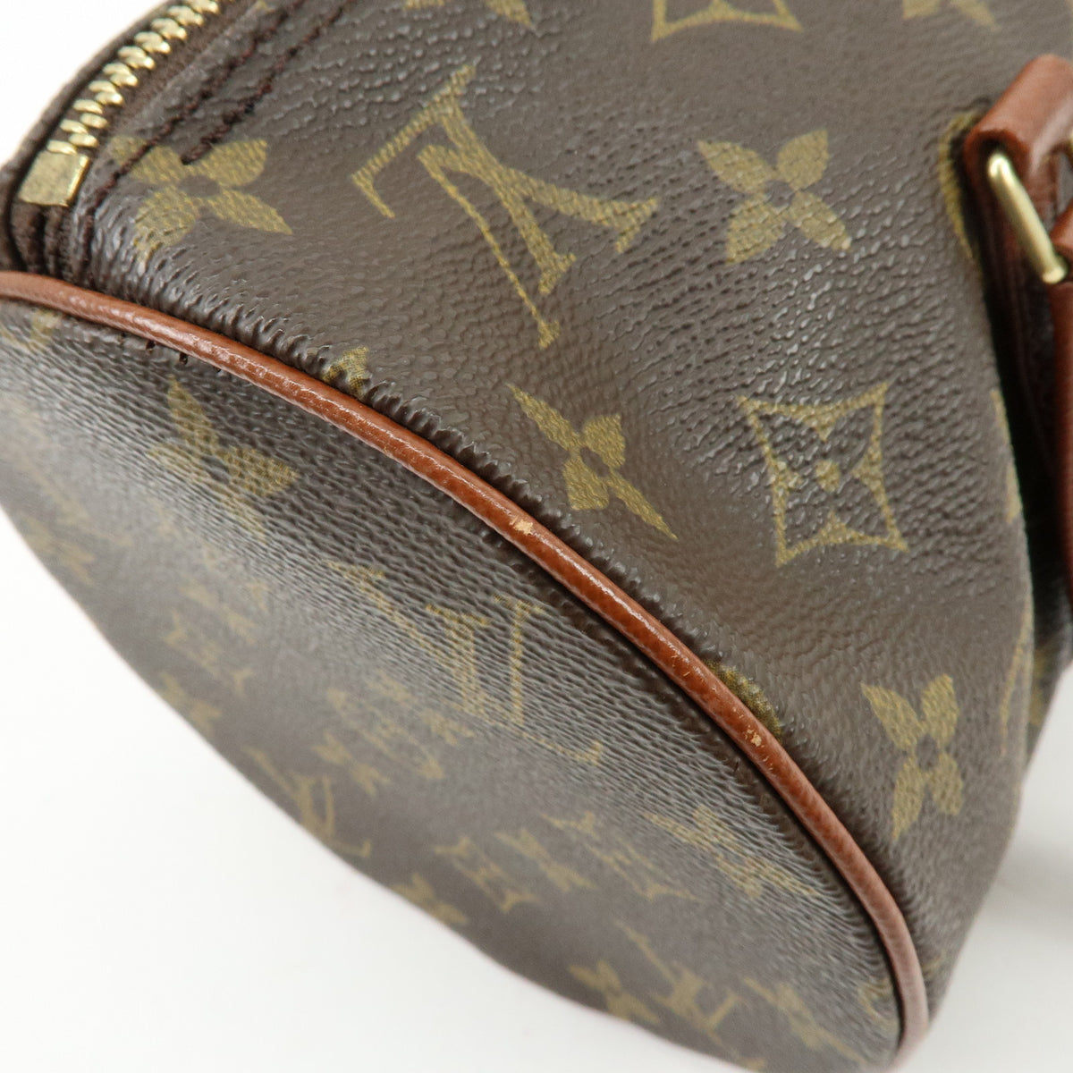 Louis Vuitton Monogram Papillon 30 Hand Bag Brown M51365