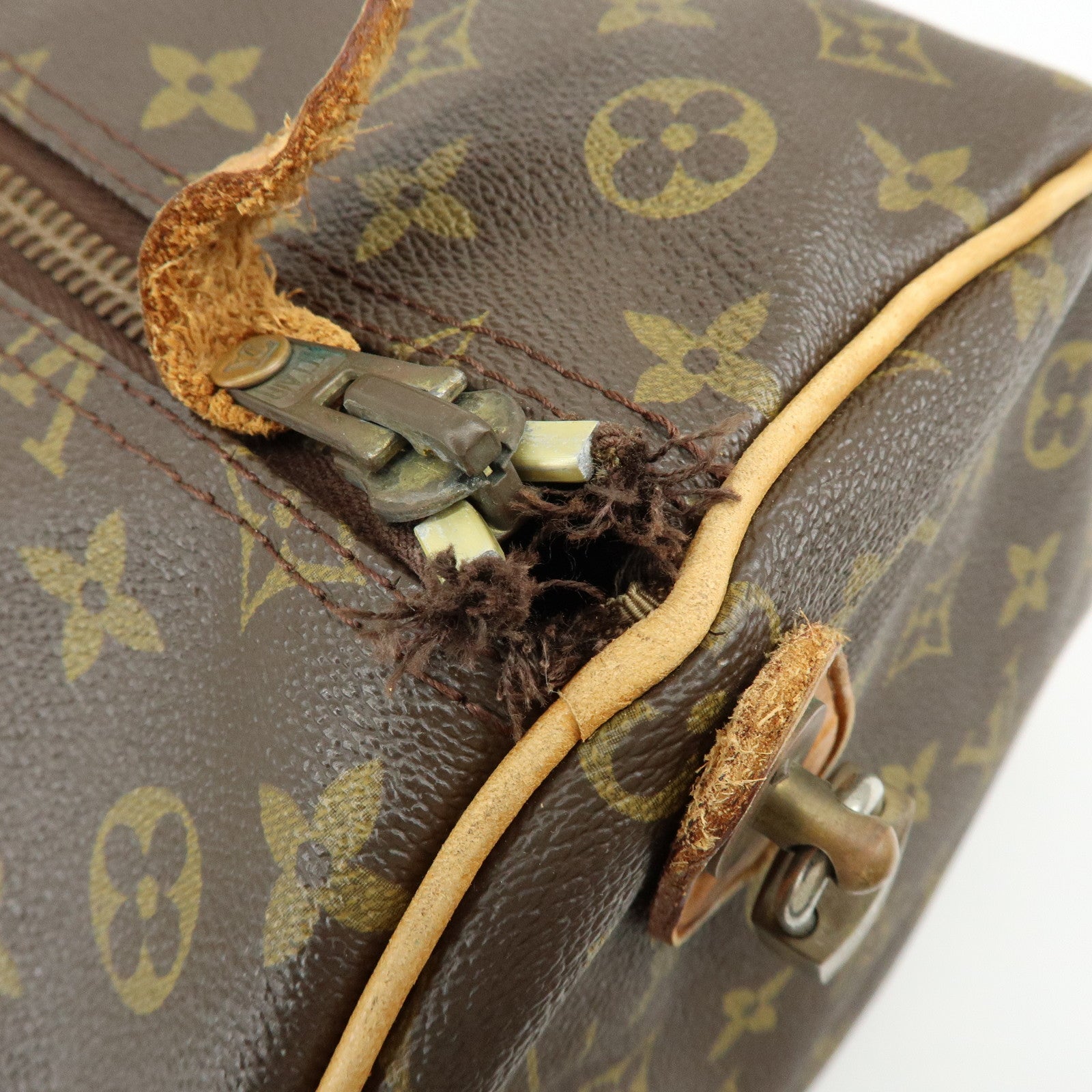 Louis Vuitton Monogram Keep All 60 Boston Bag Brown M41422