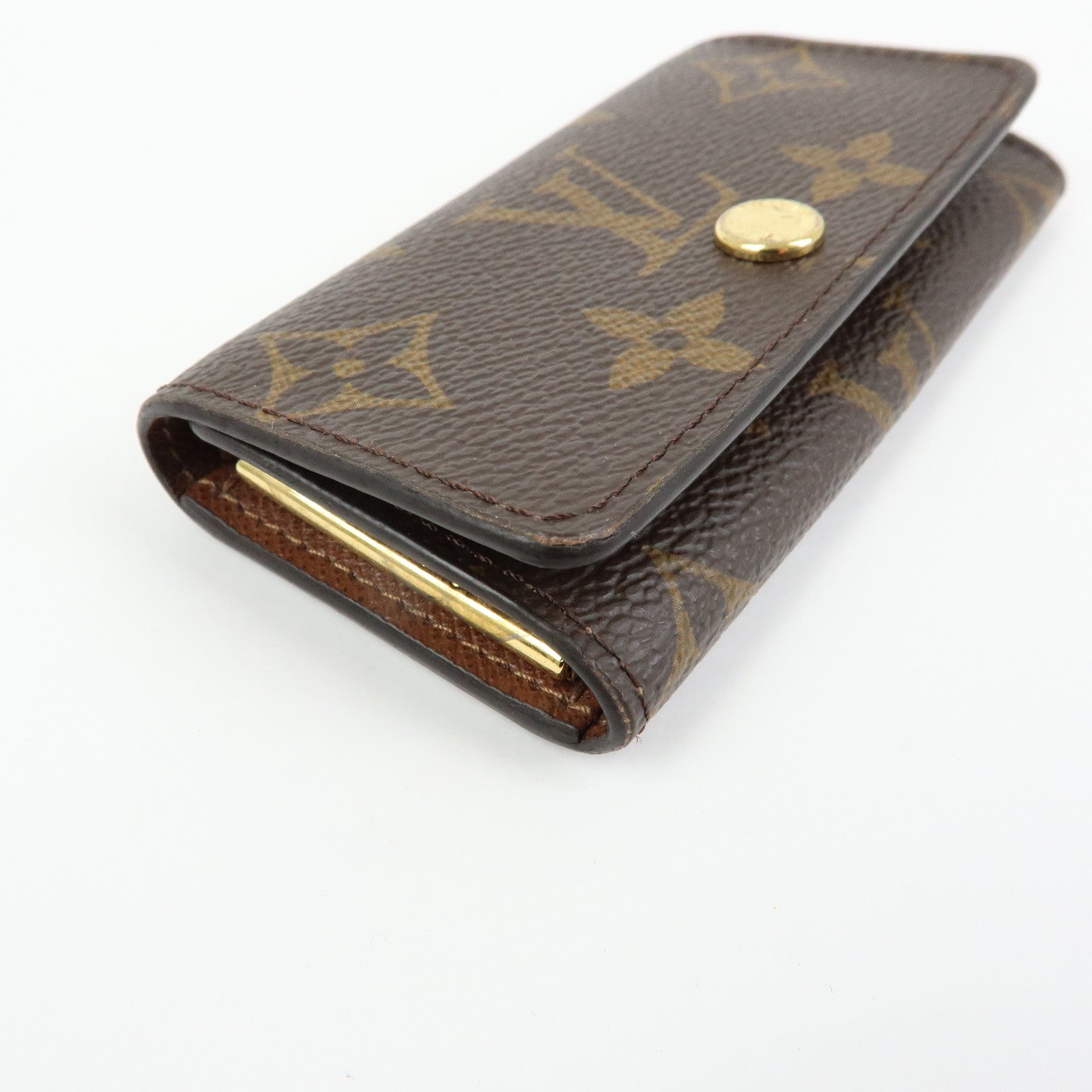 Louis Vuitton Monogram Multicles 4 Key Case Key Holder Brown M6263