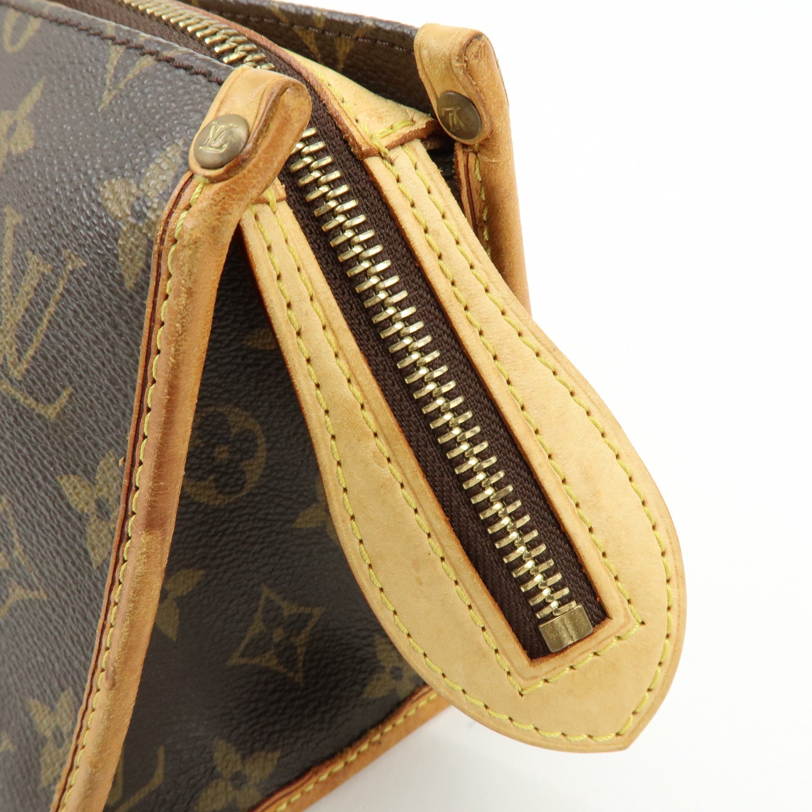 Louis Vuitton Monogram Canvas Popincourt Hand Bag Brown M40009
