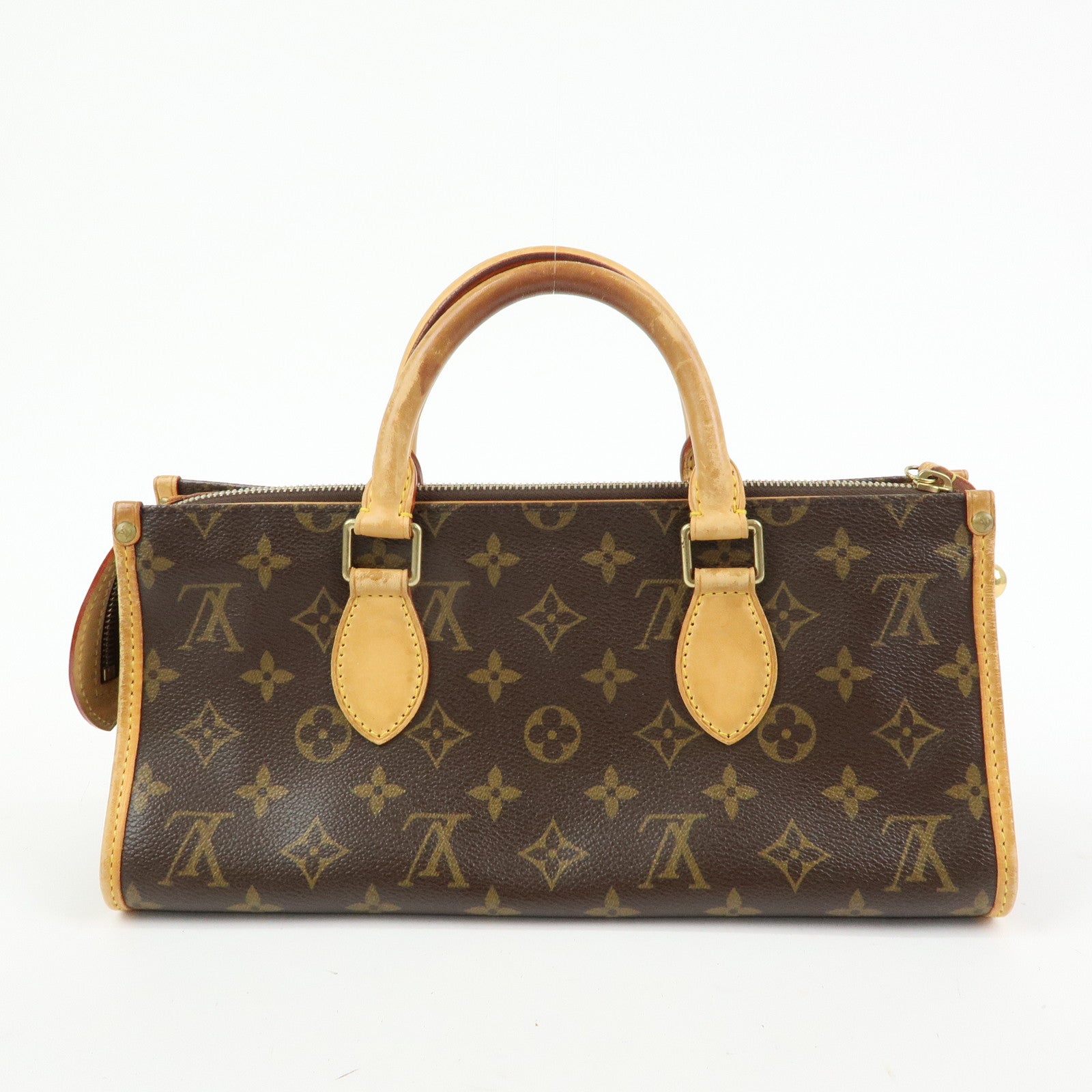Louis Vuitton Monogram Canvas Popincourt Hand Bag Brown M40009