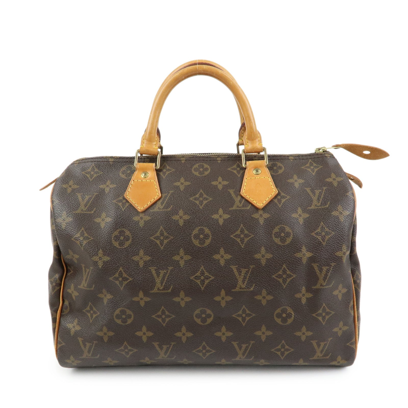 Louis Vuitton Monogram Speedy 30 Boston Bag Hand Bag Brown M41526