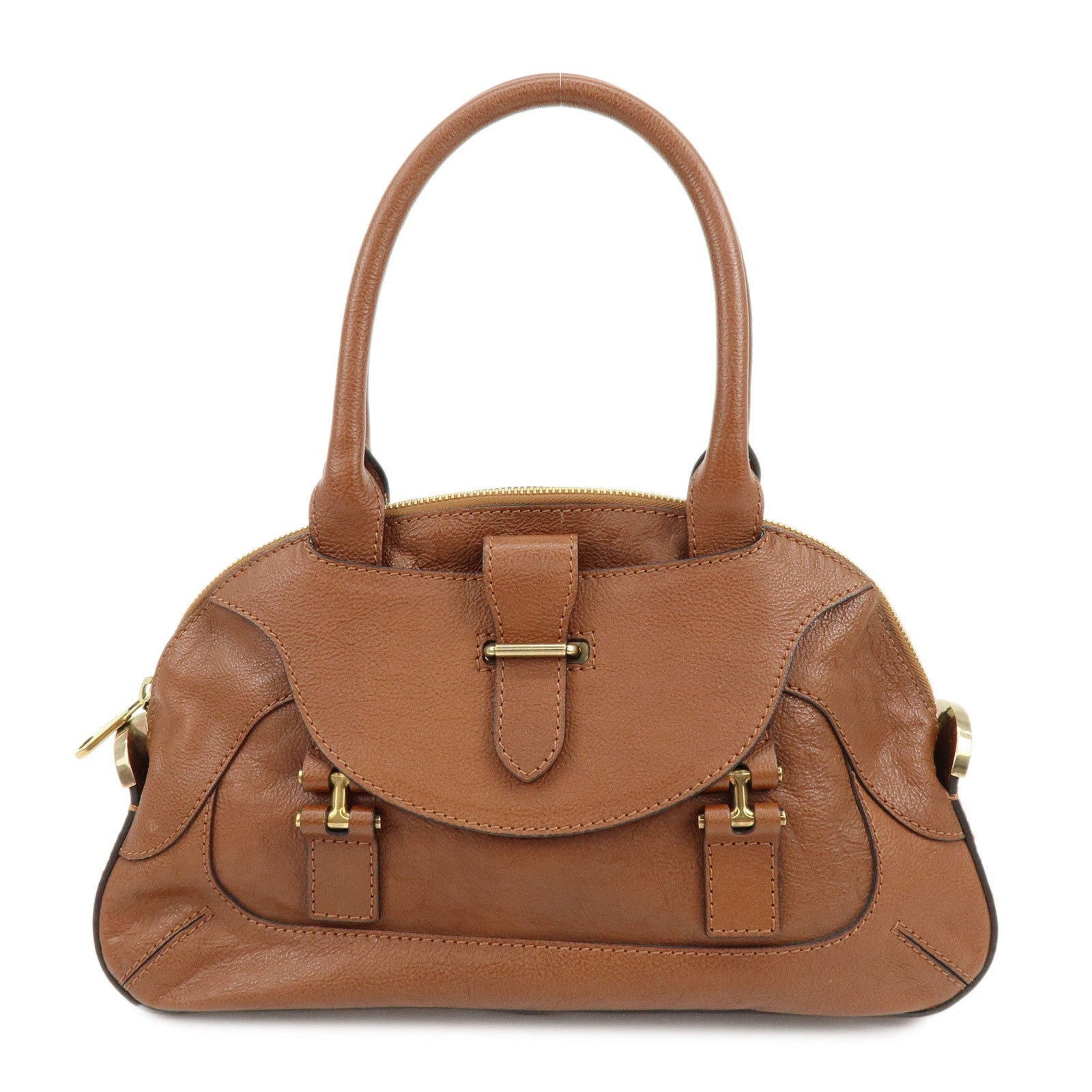 Chloe Leahter Georgia Shoulder Bag Hand Bag Brown