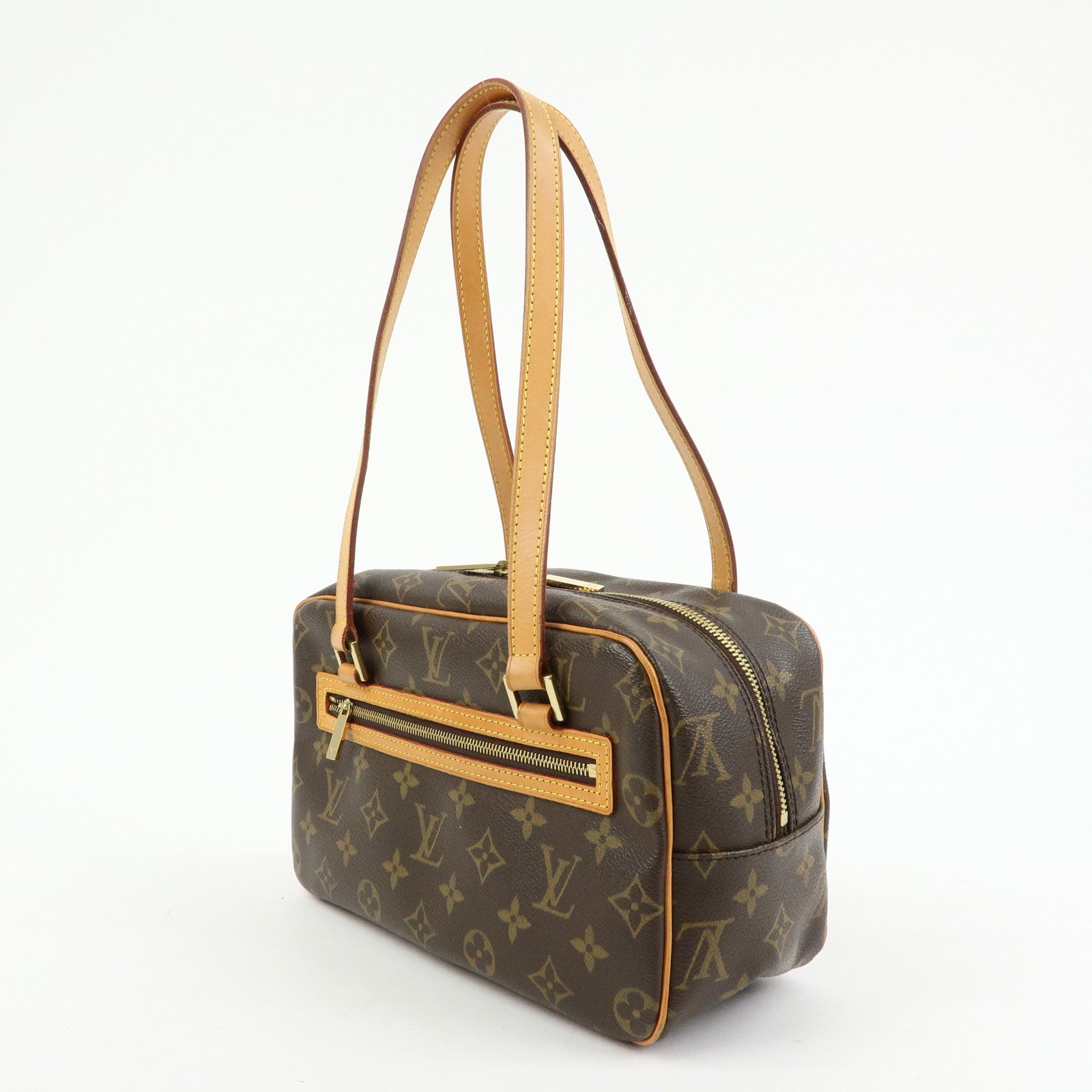 Louis Vuitton Monogram Cite MM Shoulder Bag Hand Bag Brown M51182