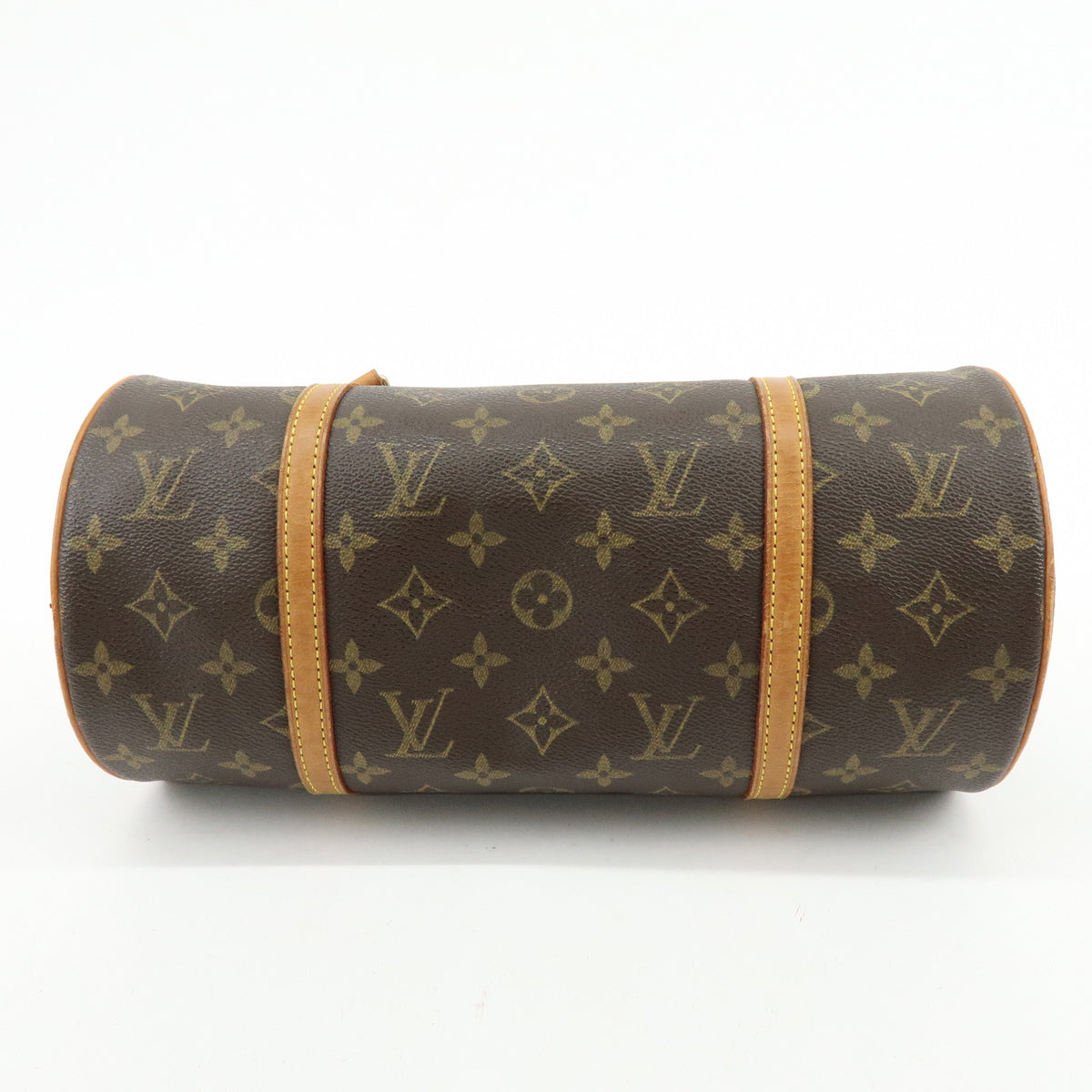 Louis Vuitton Monogram Papillon 30 Hand Bag Brown M51385
