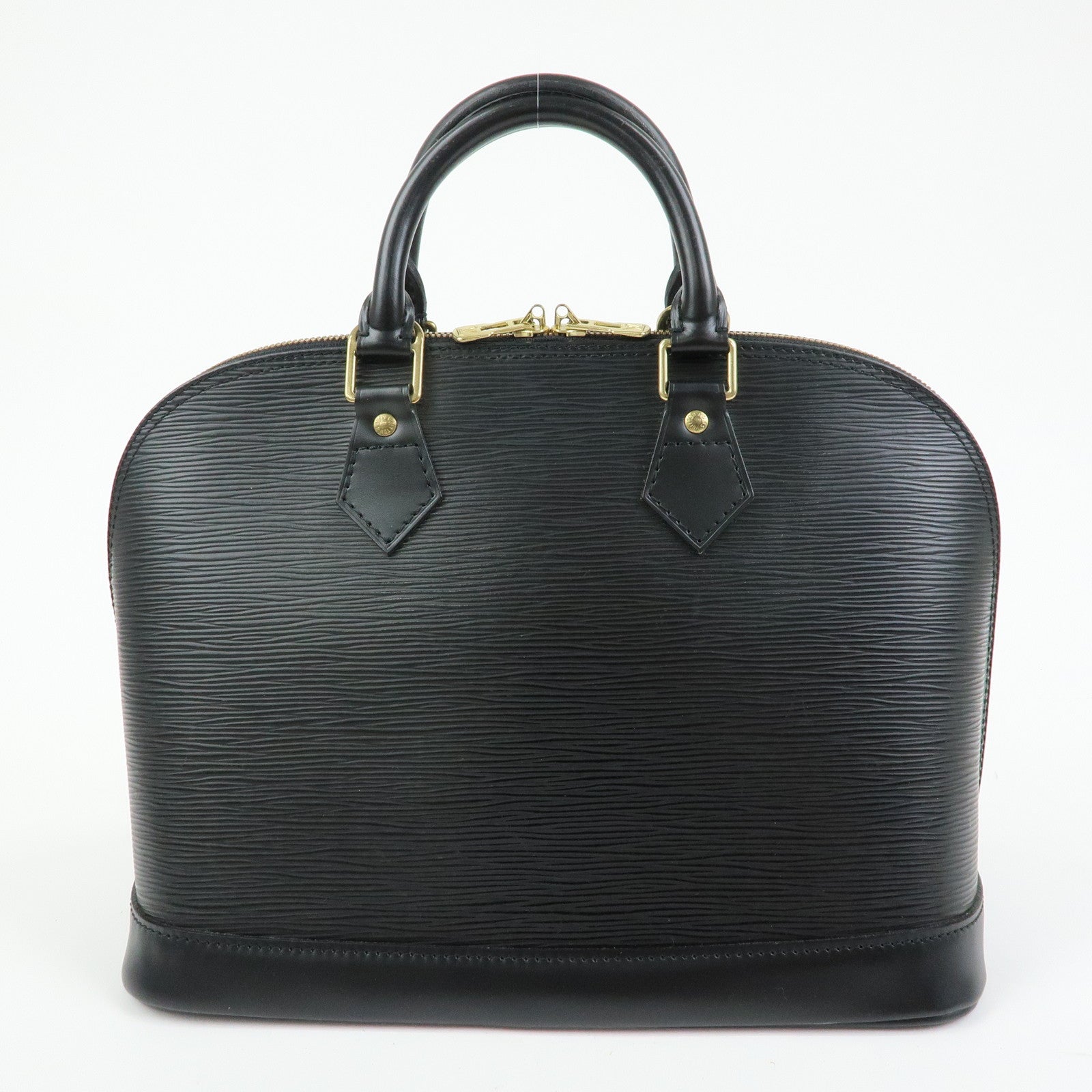 Louis Vuitton Epi Alma Hand Bag Noir Black M52142