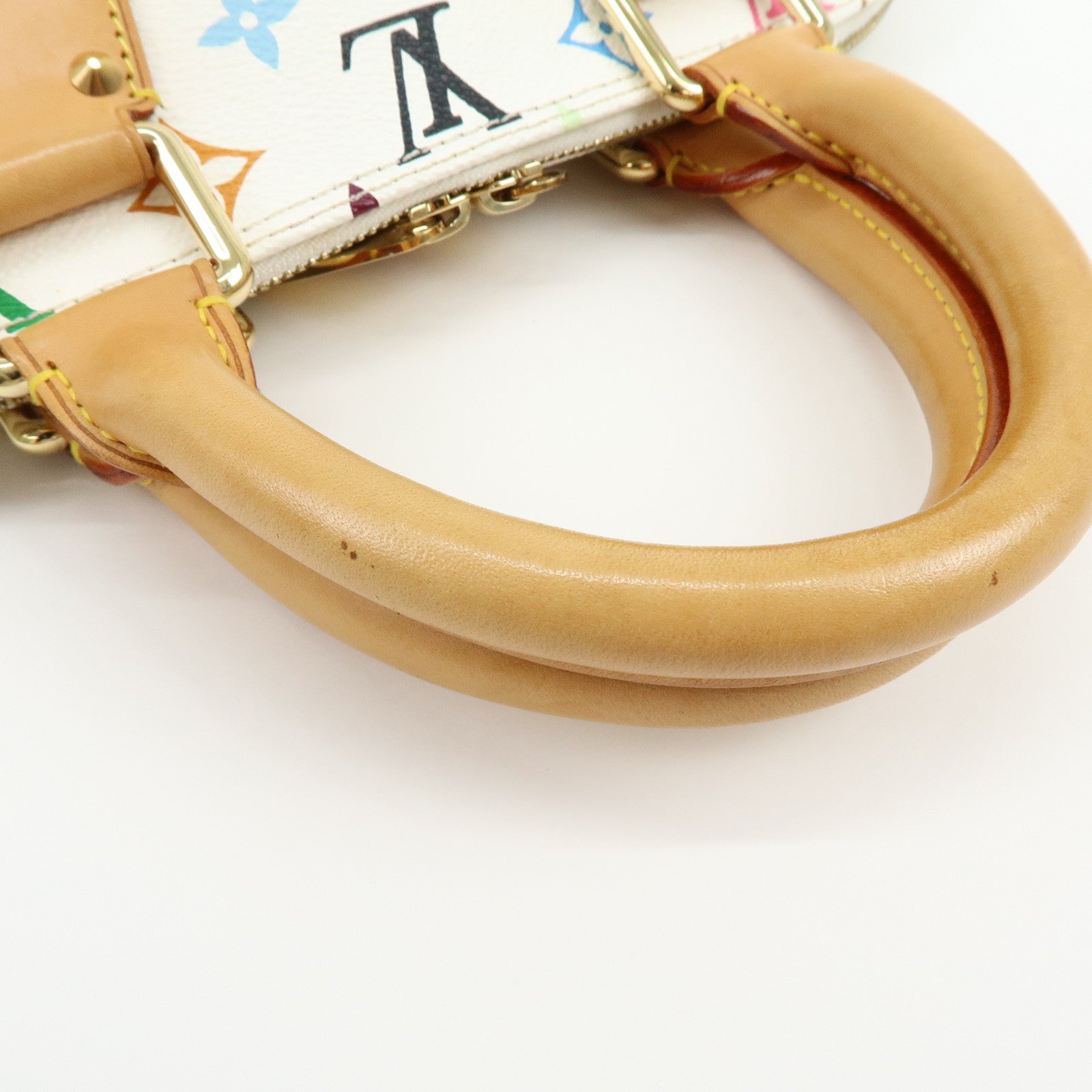 Louis Vuitton Monogram Multicolor Alma PM Hand Bag Blanc M92647