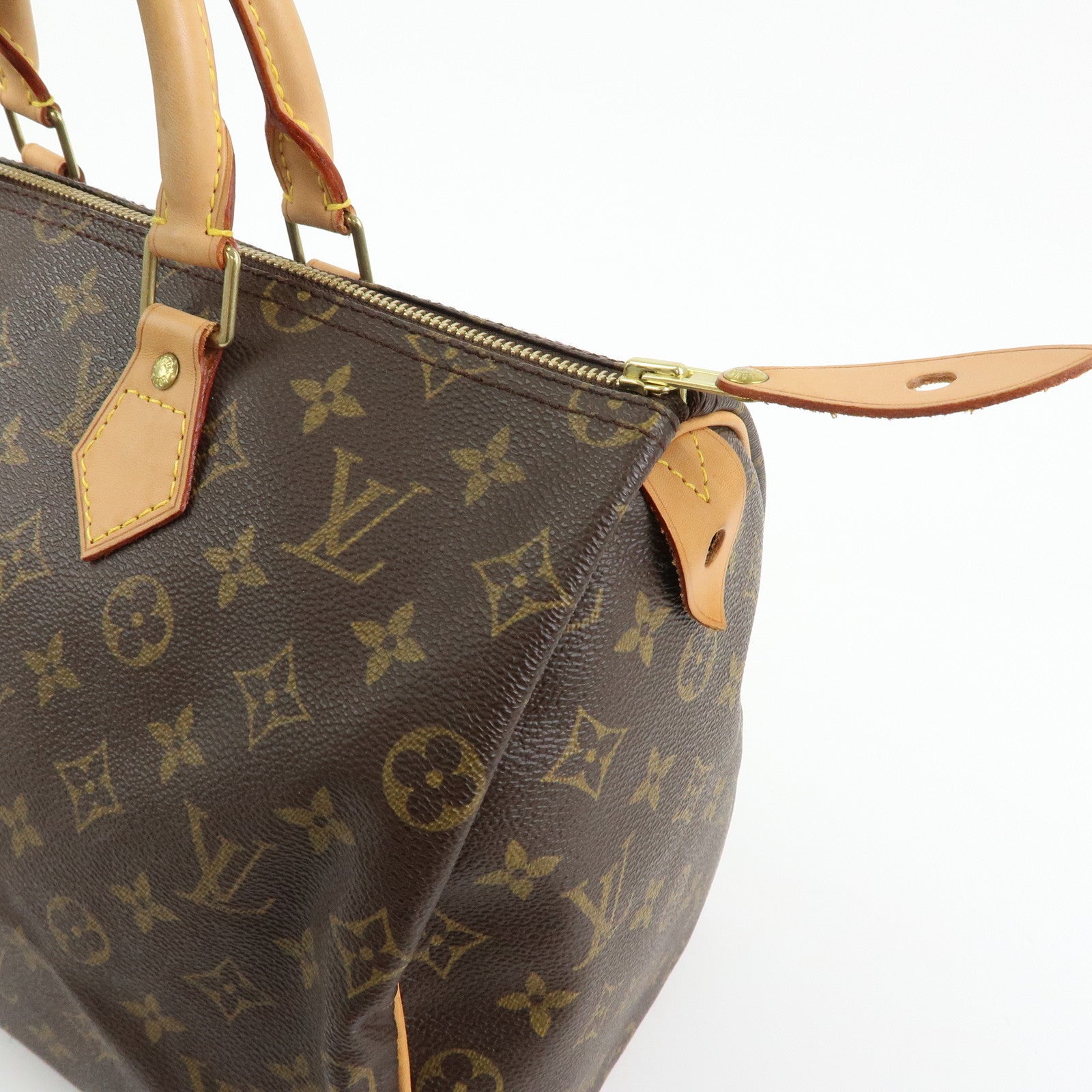Louis Vuitton Monogram Speedy 35 Boston Bag Hand Bag Brown M41524