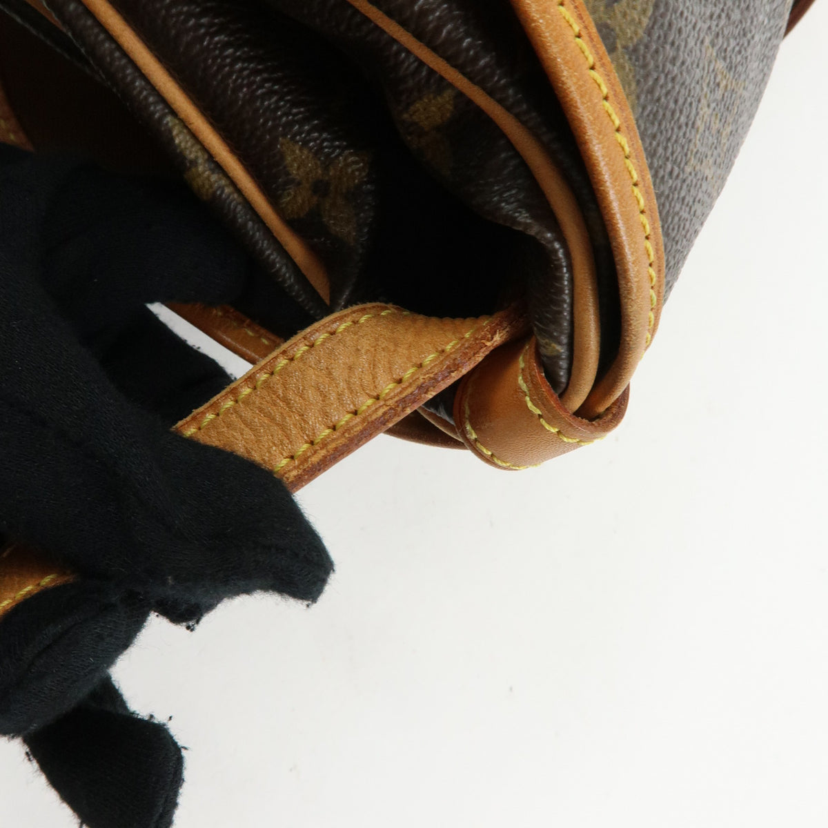 Louis Vuitton Monogram Saumur 30 Canvas Shoulder Bag Brown M42256