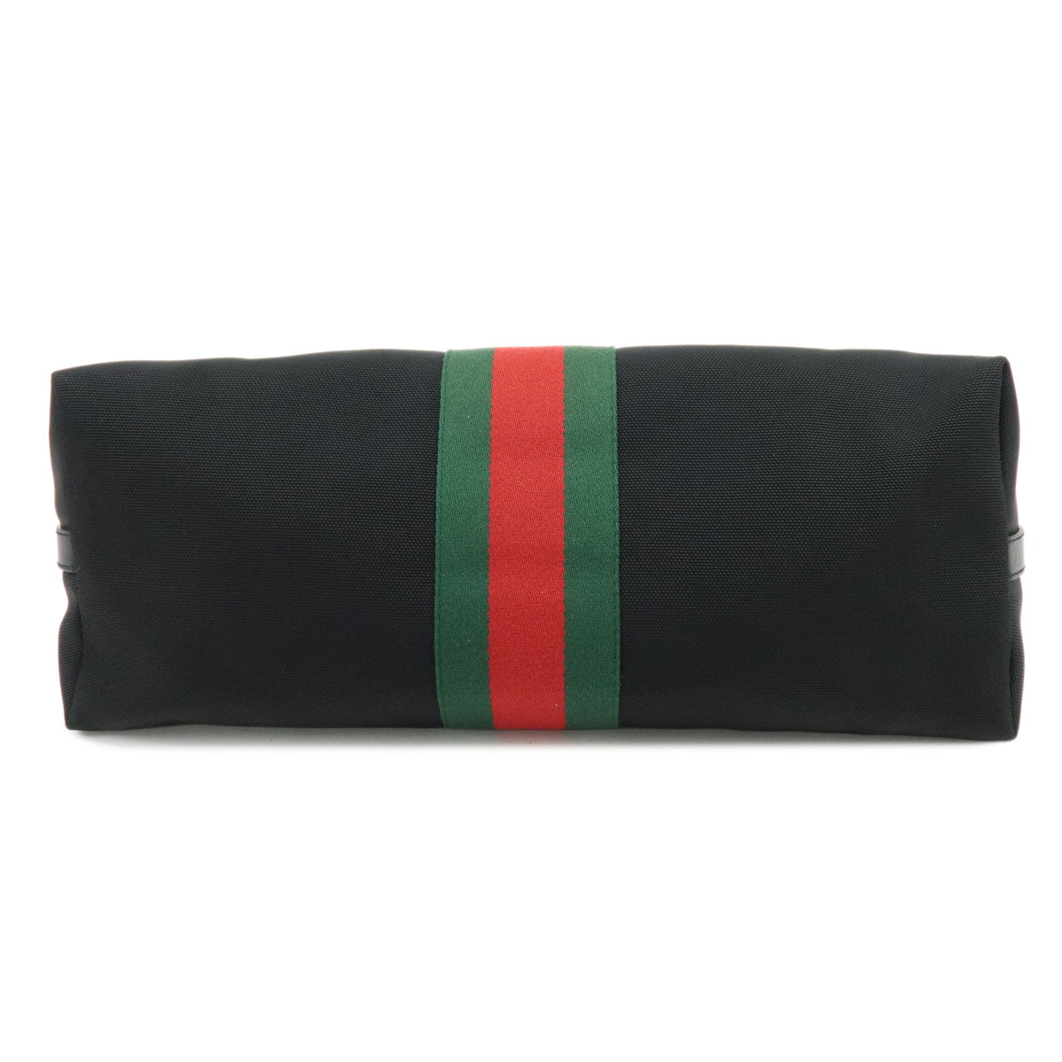 GUCCI Sherry Canvas Leather 2Way Bag Tote Bag Shoulder Bag Black 359261