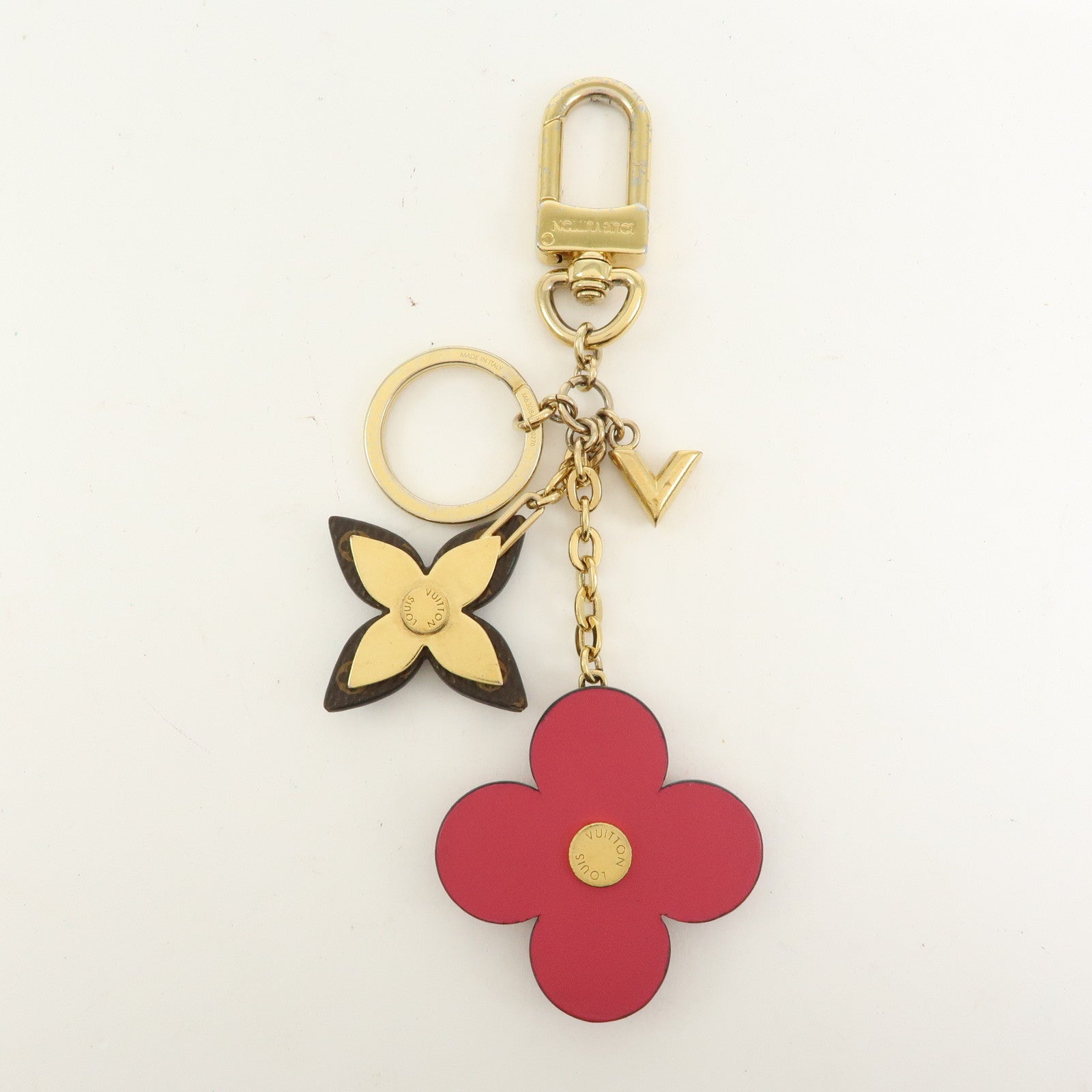 Louis Vuitton Porte Cles Blooming Flower Bag Charm Key Chain M63084