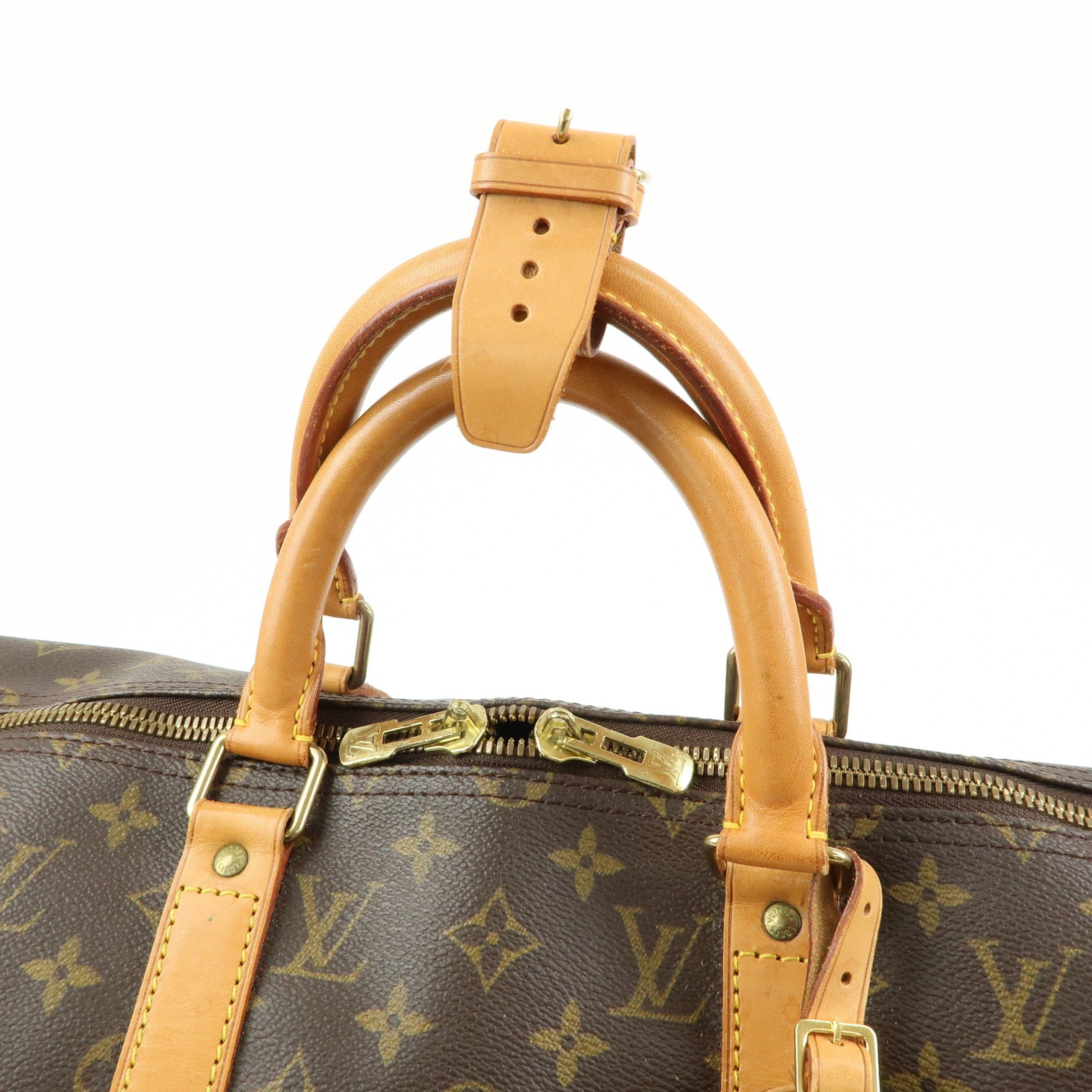 Louis Vuitton Monogram Keep All 50 Boston Bag Brown M41426