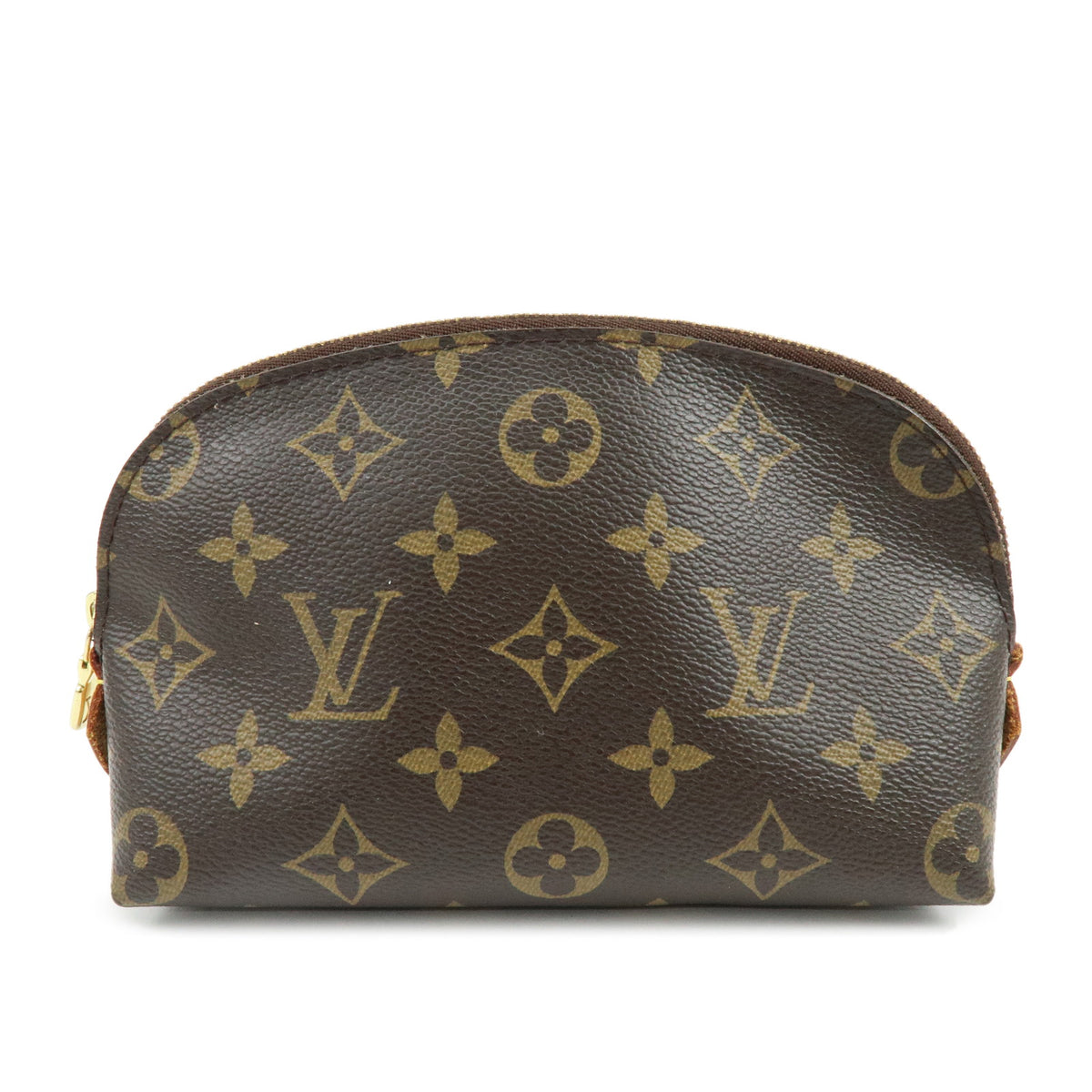 Louis Vuitton Monogram Pochette Cosmetic PM Pouch Brown M47515