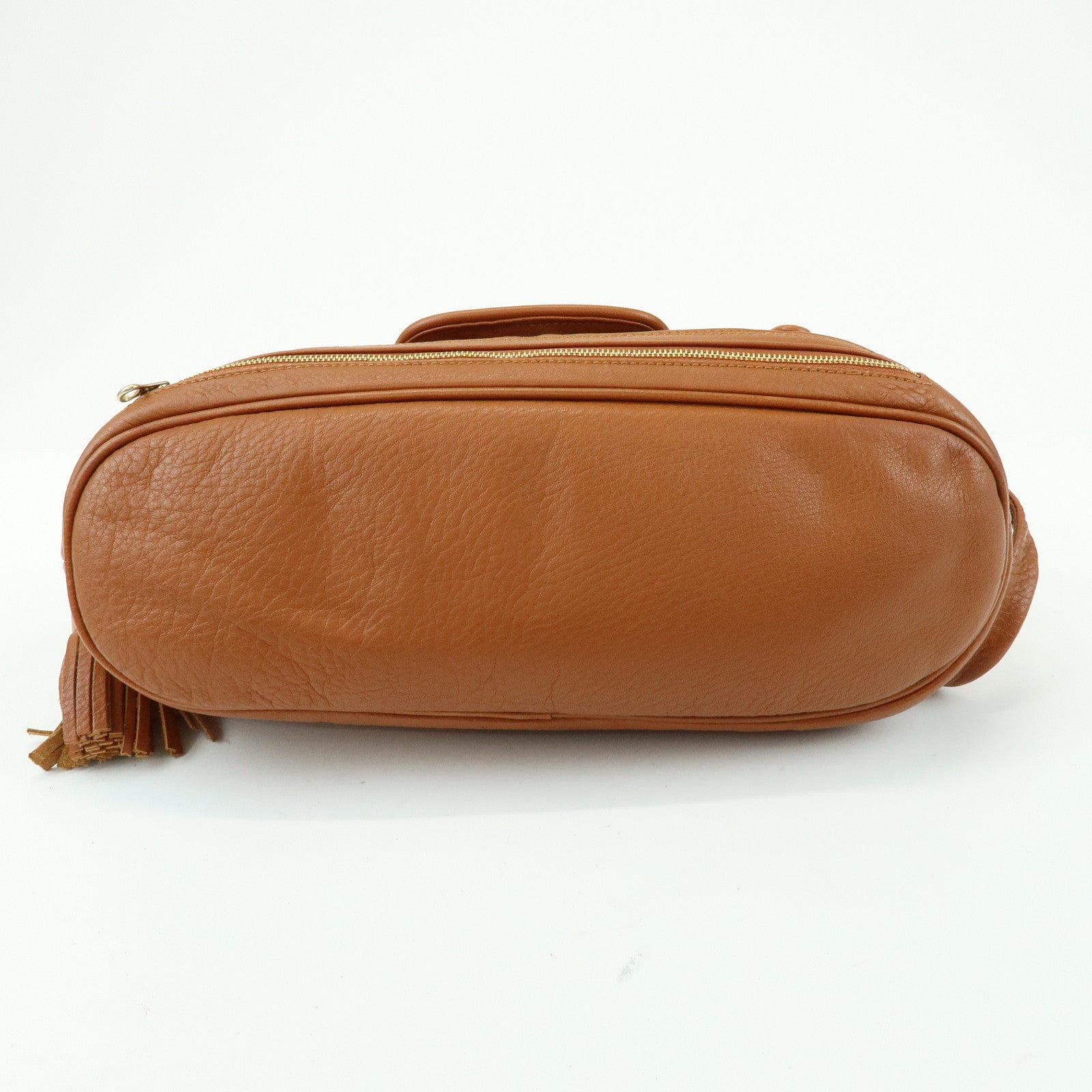 Chloe See by Chloe Cherry Leather 2Way Bag Hand Bag Tassel Brown