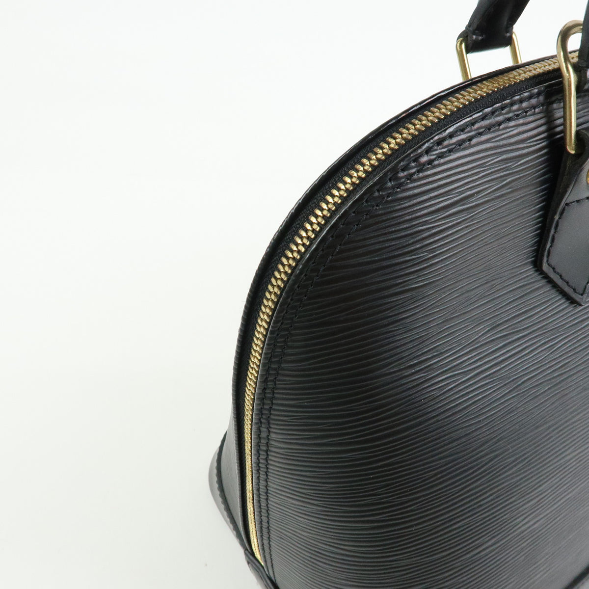 Louis Vuitton Epi Alma PM Hand Bag Noir Black M52142