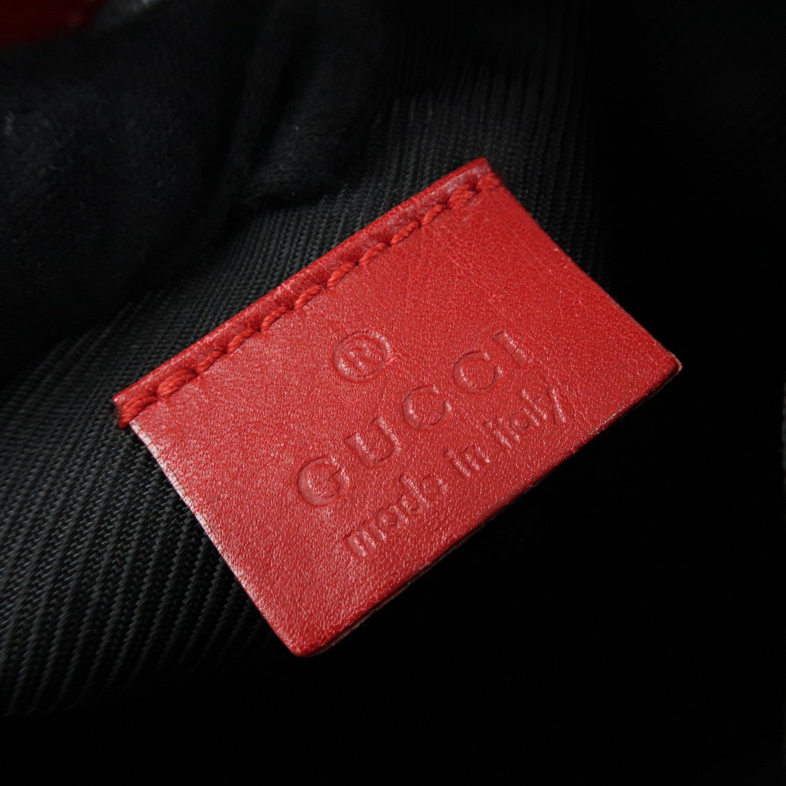 GUCCI GG Canvas Leather Vanity Accessory Pochette Mini Pouch 039・1147