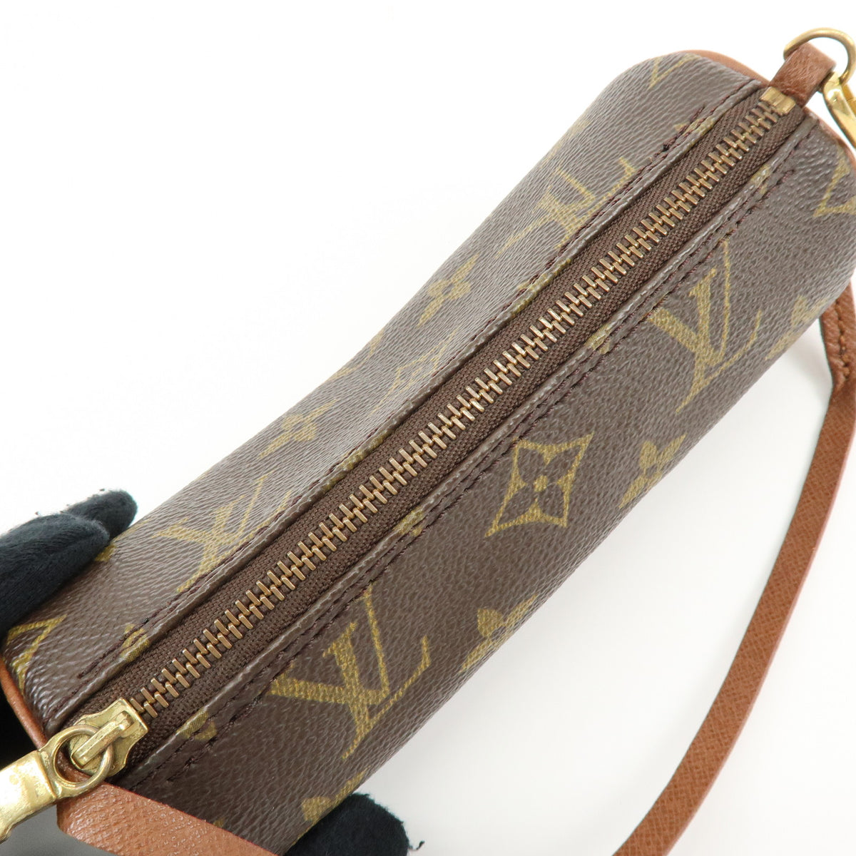 Louis Vuitton Monogram Mini Pouch for Papillon Bag Brown
