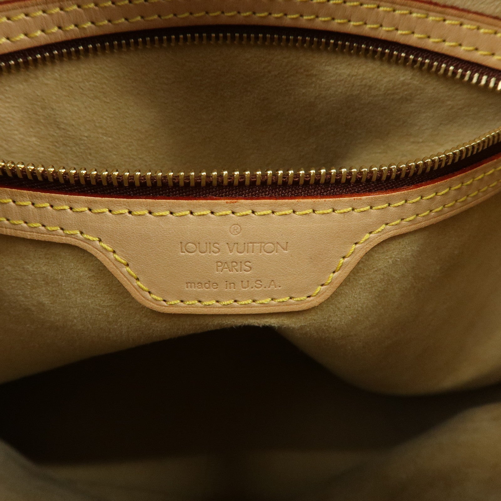 Louis Vuitton Monogram Looping GM Shoulder Bag Brown M51145