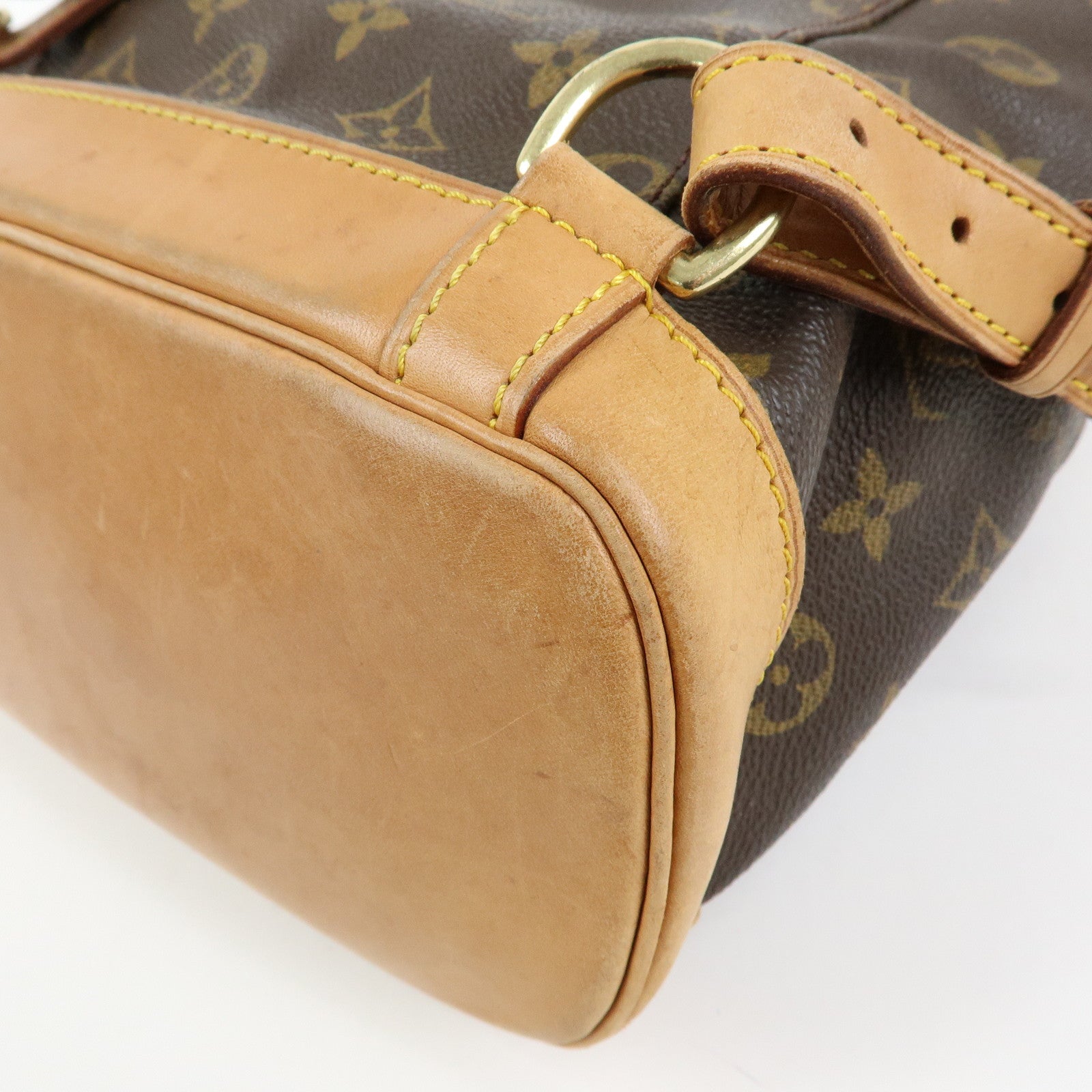 Louis Vuitton Monogram Canvas Montsouris MM Backpack Brown M51136