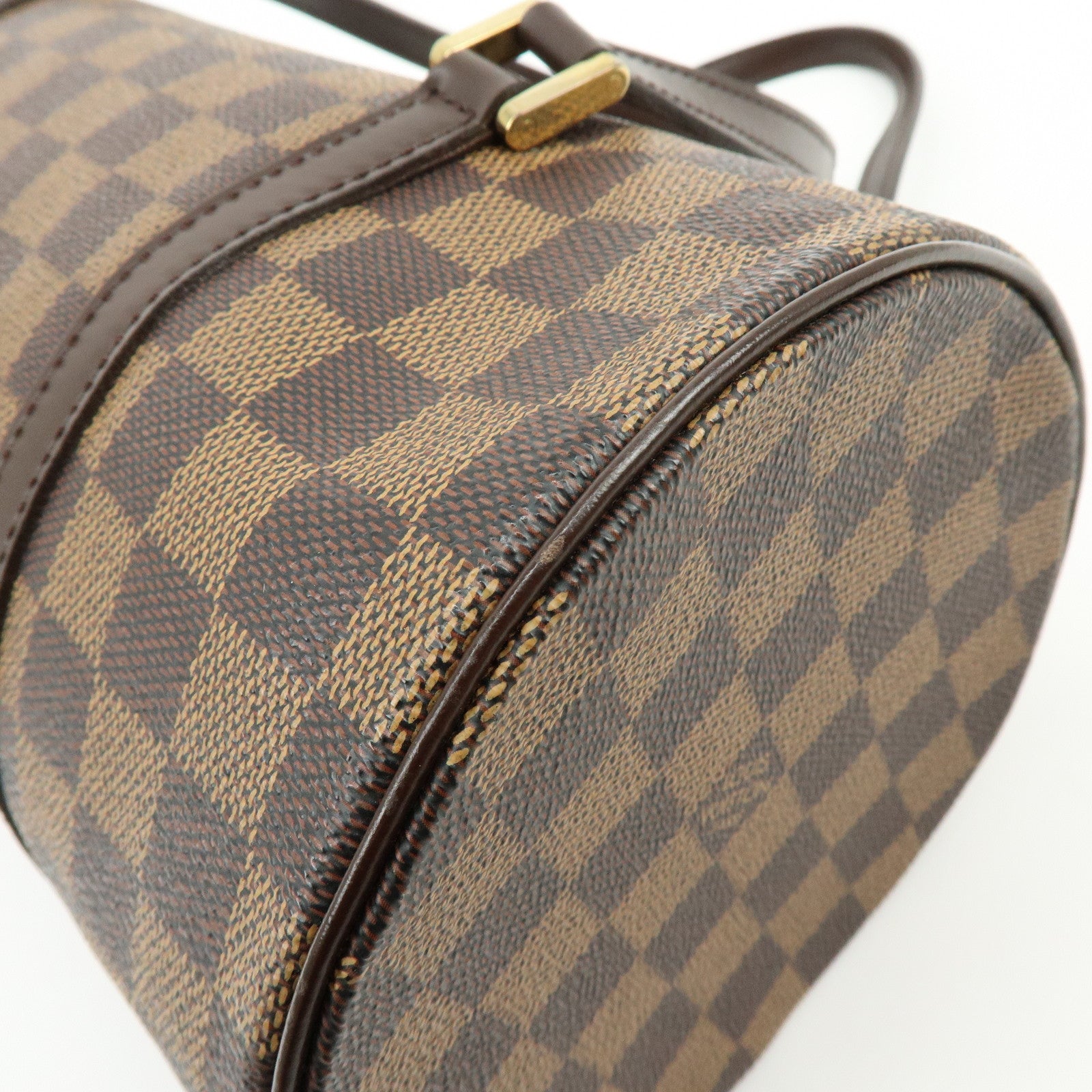Louis Vuitton Damier Ebene Papillon 30 Hand Bag Brown N51303
