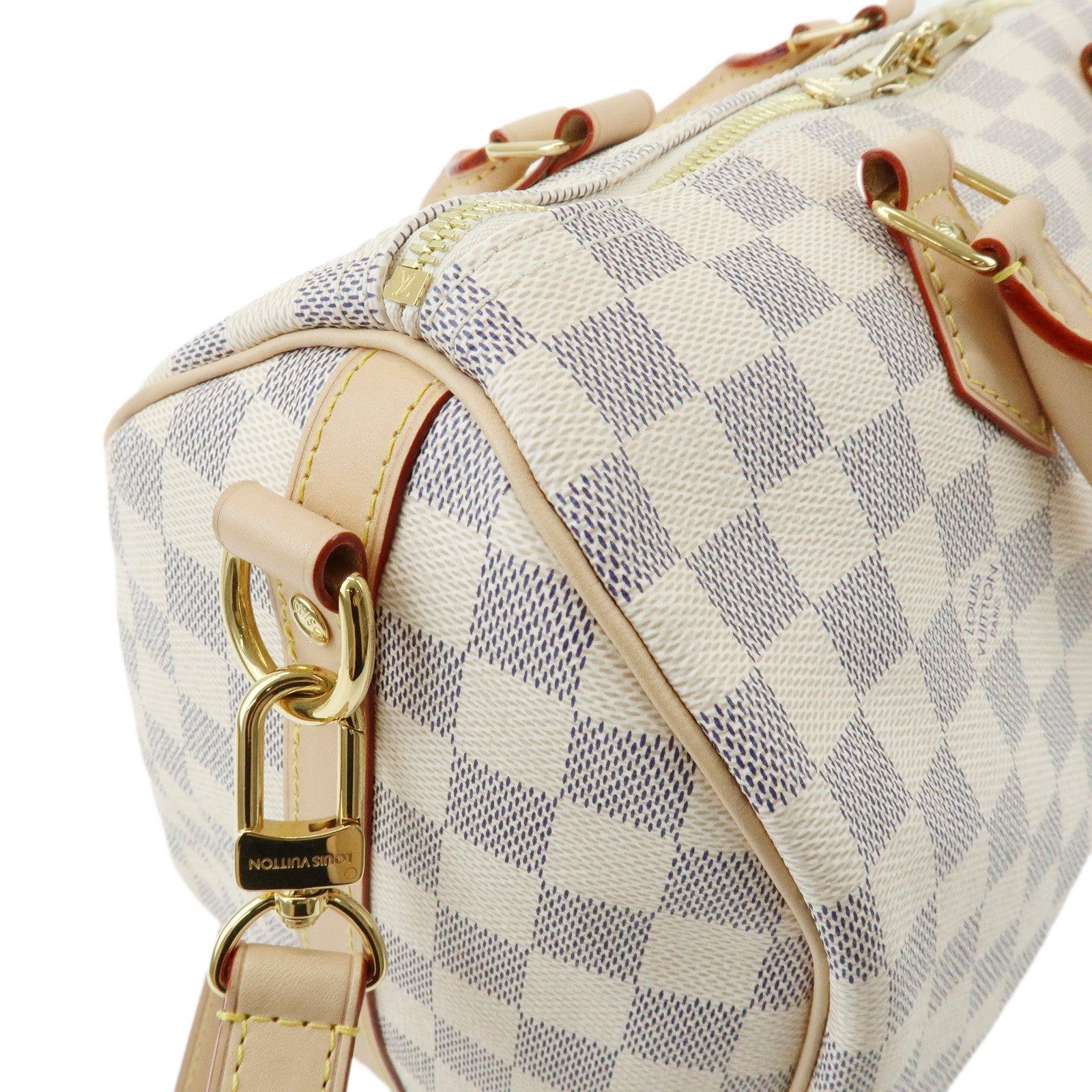 Louis Vuitton Damier Azur Speedy Bandouliere 30 Boston Bag N40592