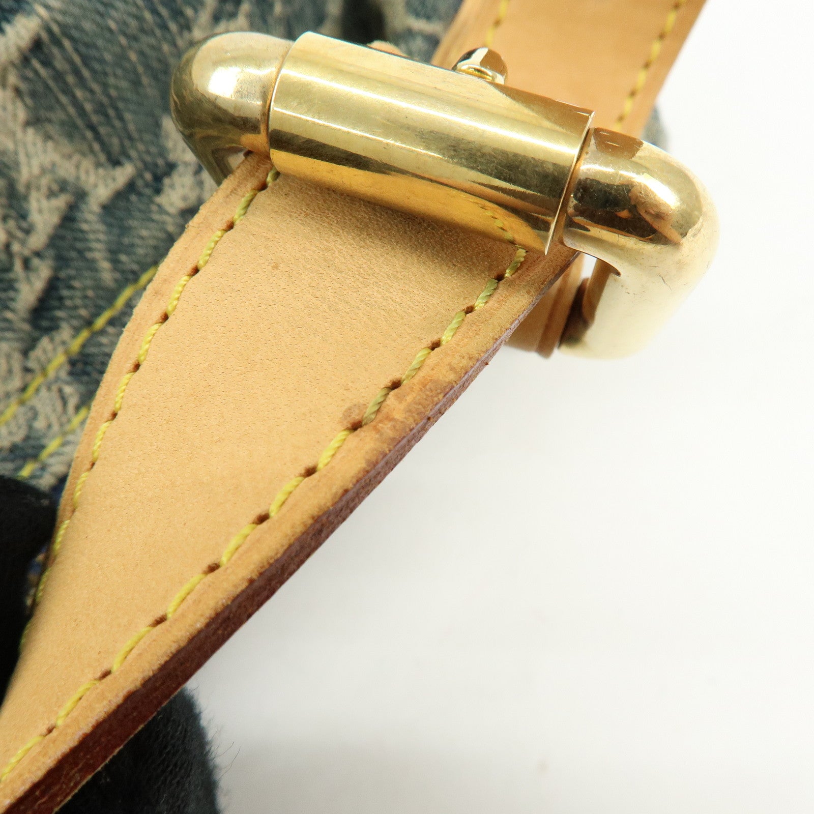 Louis Vuitton Monogram Denim Baggy GM Shoulder Bag Blue M95048