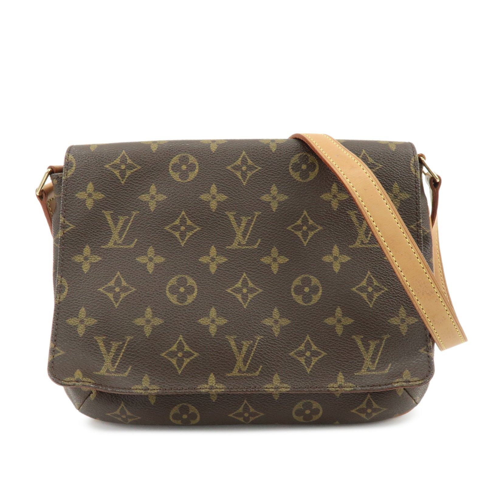 Authc Louis Vuitton Monogram Musette Tango Short Shoulder Bag M51257