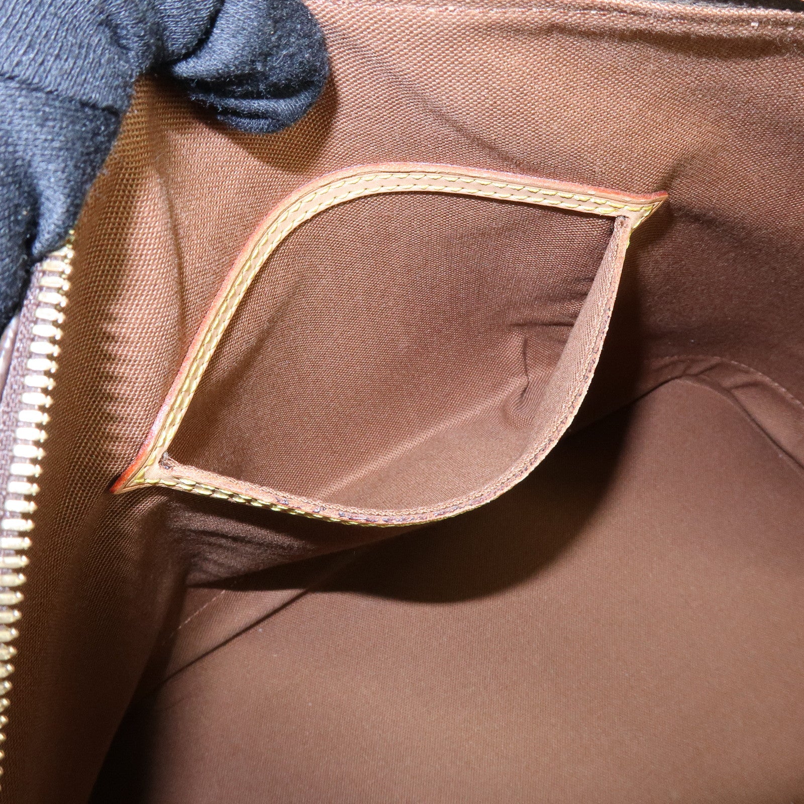 Louis Vuitton Monogram Alma PM Canvas Leather Hand Bag Brown M51130