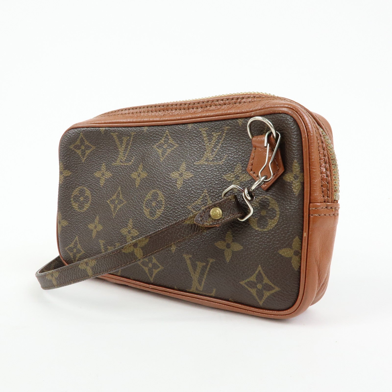 Louis Vuitton Monogram Pochette Marly Bandouliere Bag Brown M51828