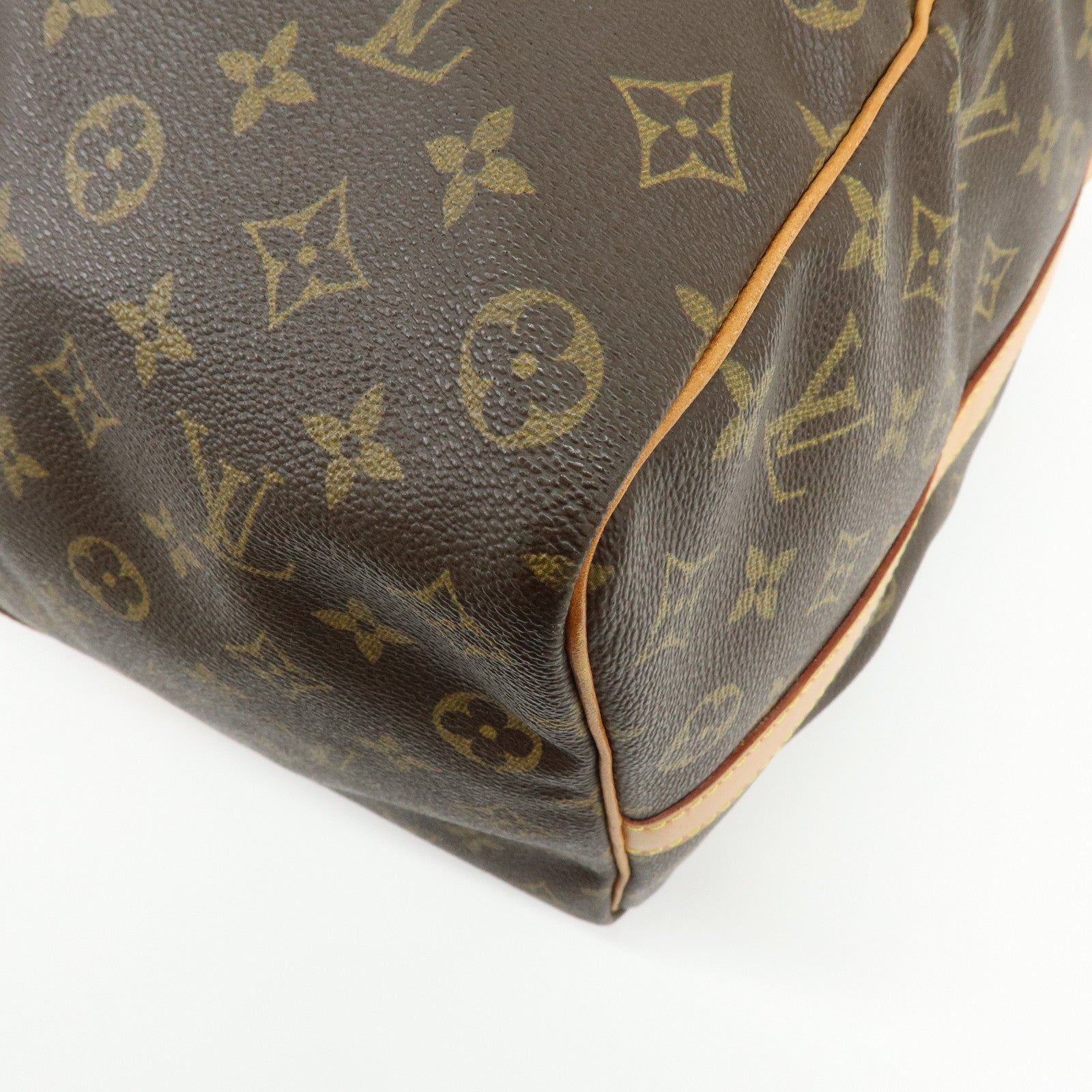 Louis Vuitton Monogram Keep All Bandouliere 50 Boston Bag Brown M41416