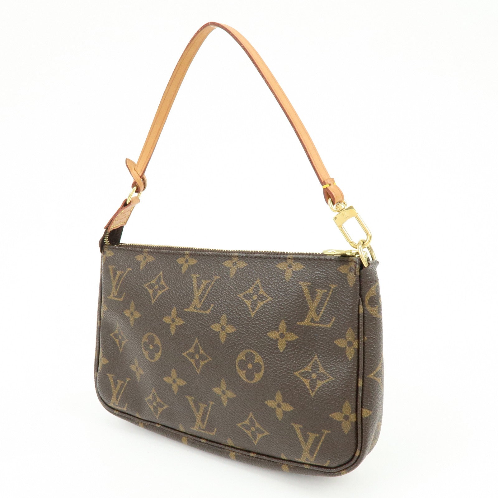 Louis Vuitton Monogram Pochette Accessoires Pouch Hand Bag M51980