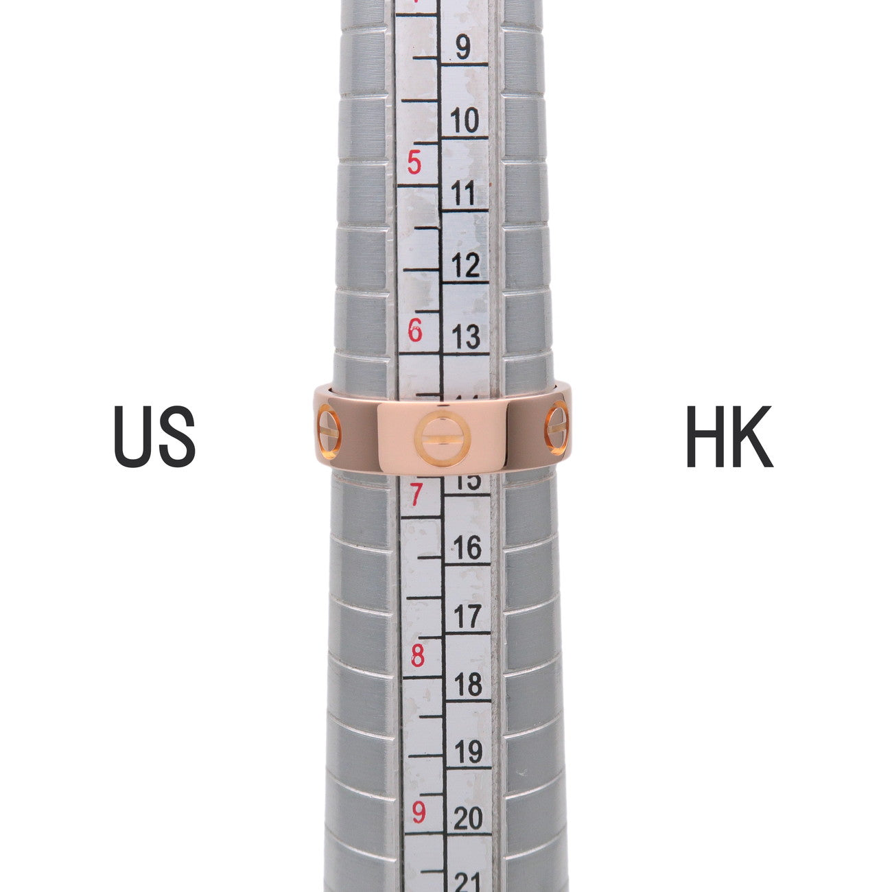 Cartier Love Ring K18 750RG Rose Gold #53 US6.5 EU53 HK14