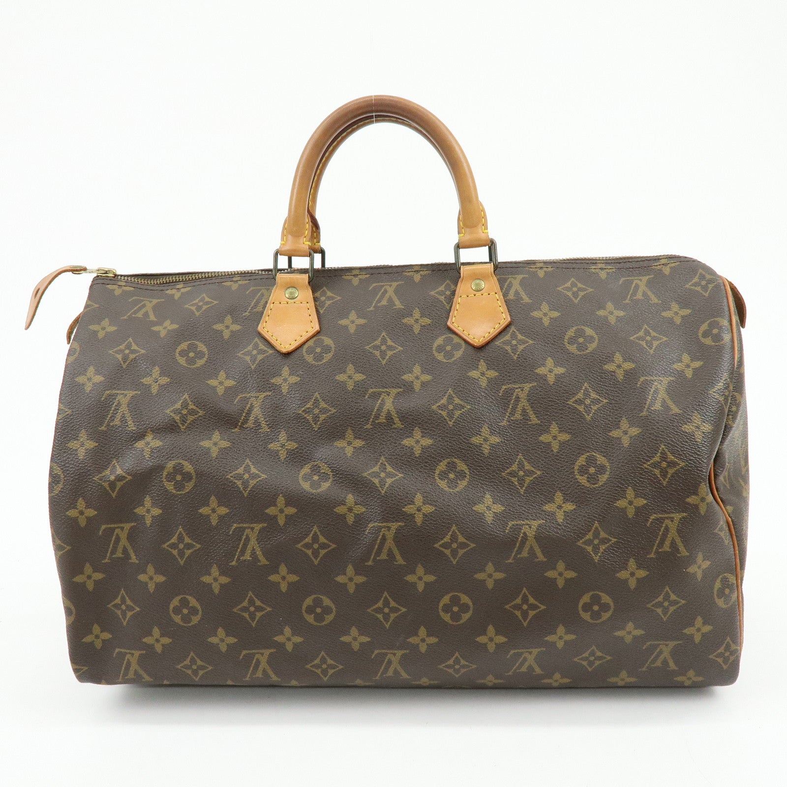 Louis Vuitton Monogram Speedy 40 Boston Bag Brown M41522