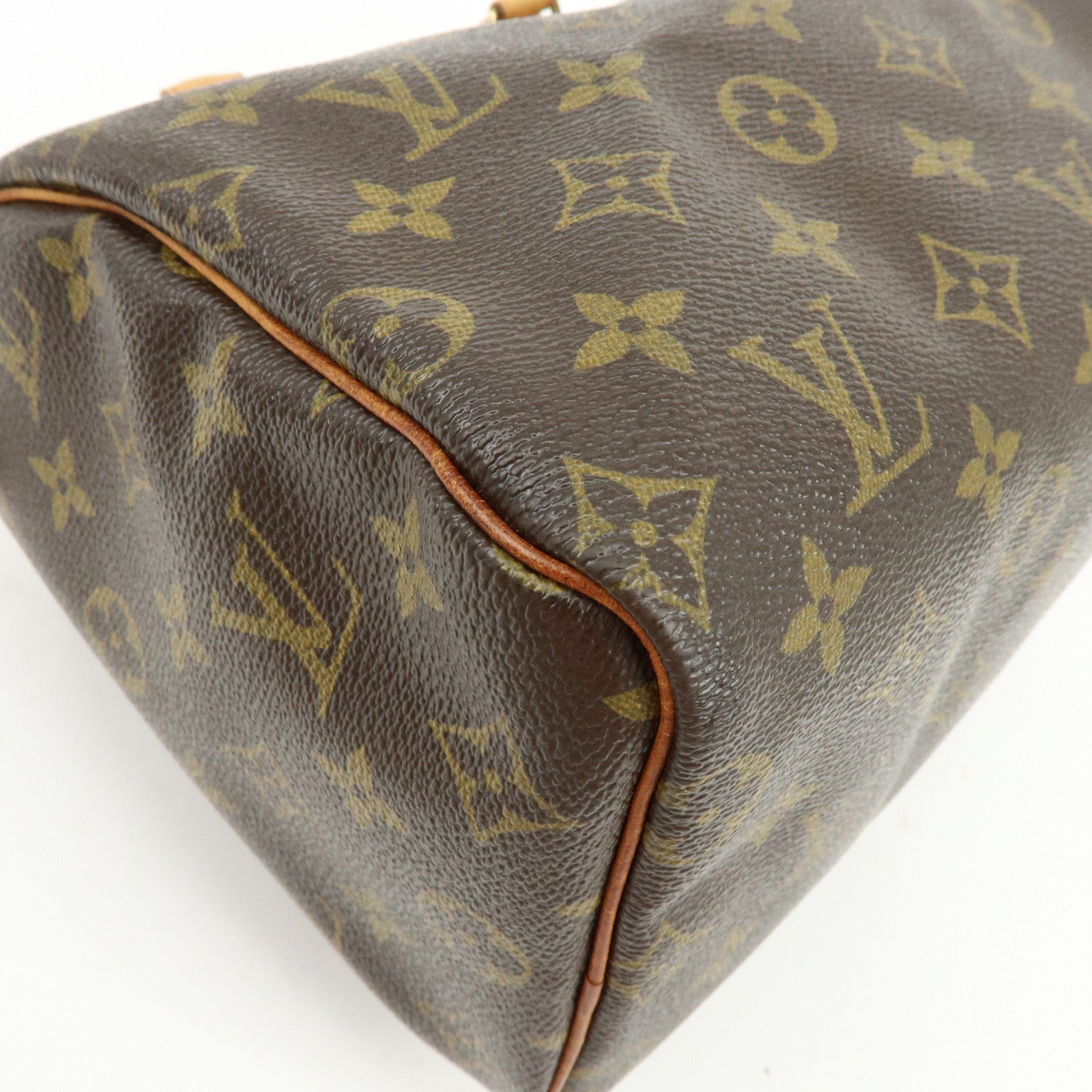Louis Vuitton Monogram Speedy 25 Boston Bag Hand Bag Brown M41528