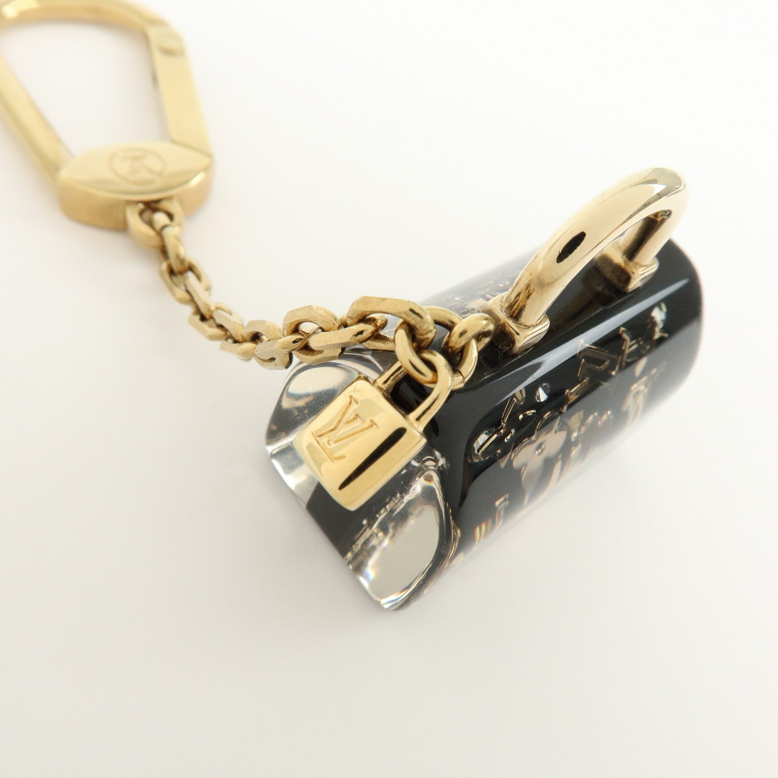 Louis Vuitton Resin Porte-Cles Speedy Inclusion Bag Charm Key Chain