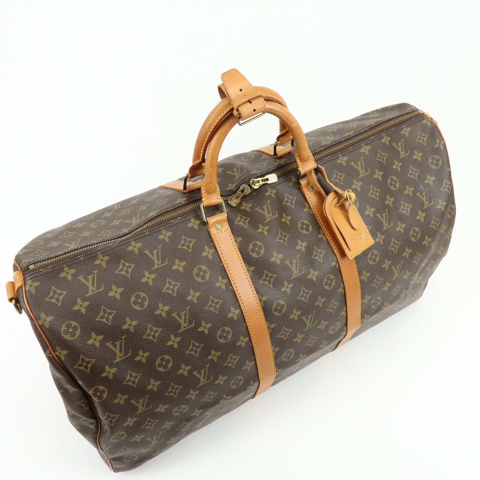 Louis Vuitton Monogram Keep All Bandouliere 60 Boston Bag M41412