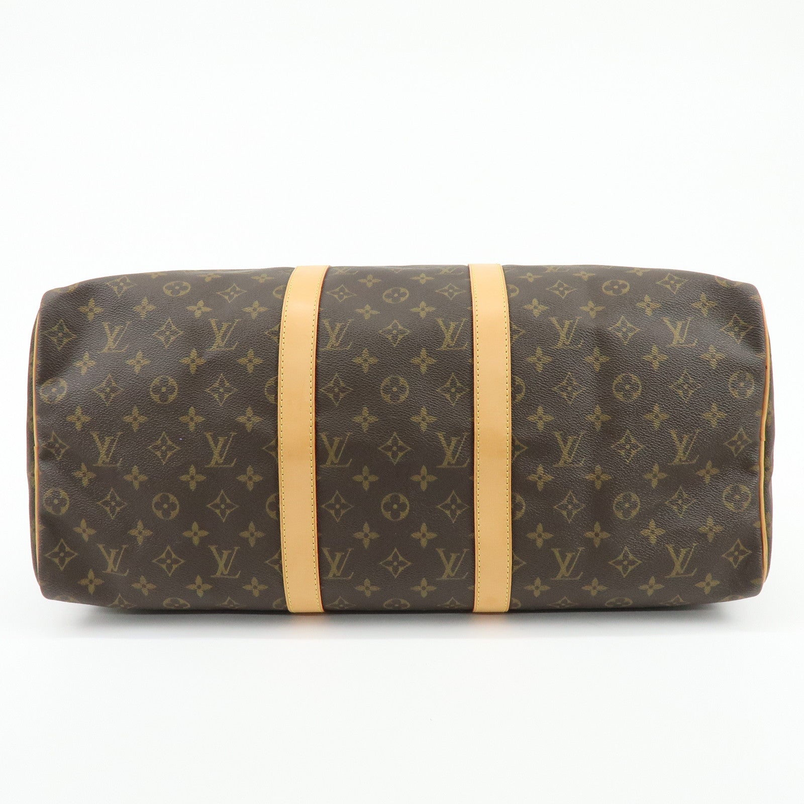 Louis Vuitton Monogram Keep All 50 Boston Bag Hand Bag Brown M41426