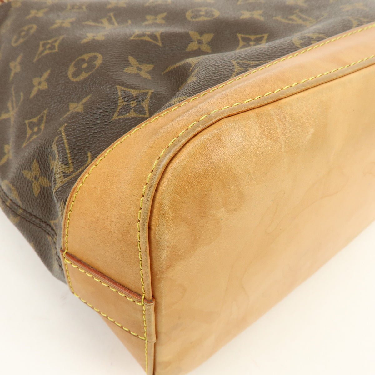 Louis Vuitton Monogram Lockit Vertical Hand Bag Brown M40103