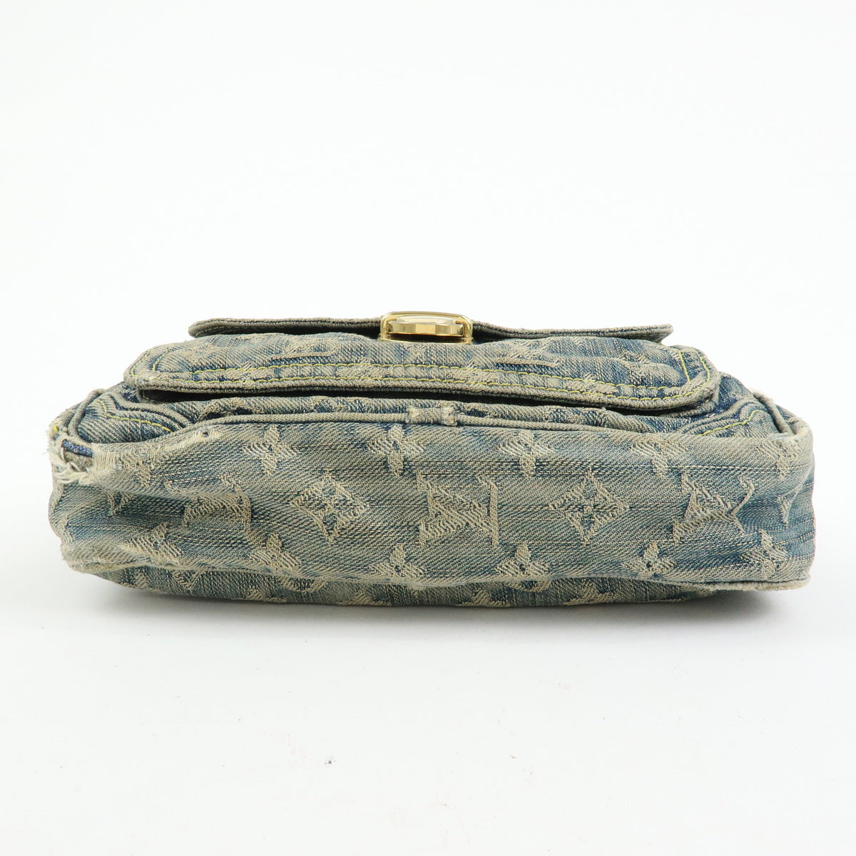 Louis Vuitton Monogram Denim Bum Bag Waist Bag Blue M95347